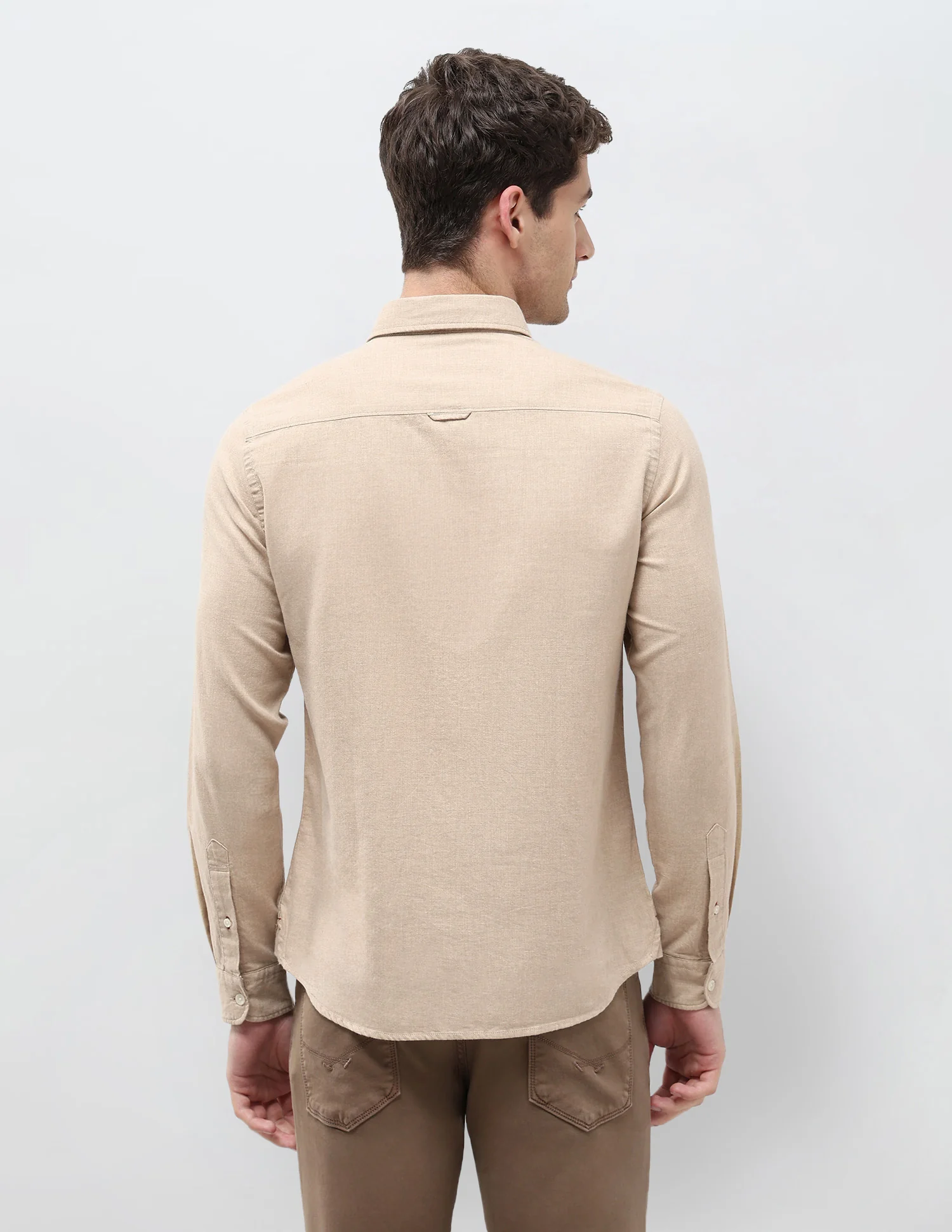 Twill Solid Regular Fit Shirt - Image 5