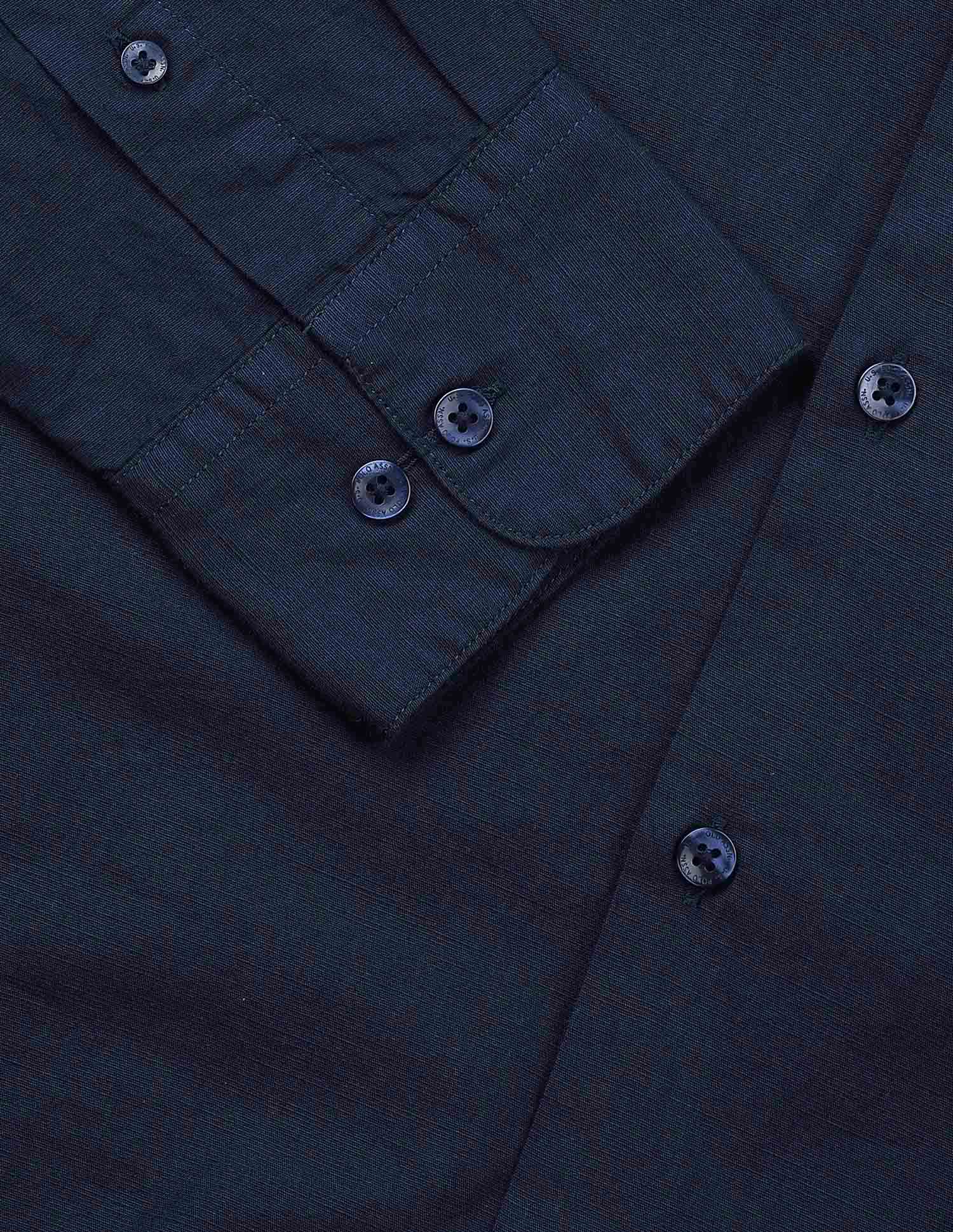 Twill Solid Tailored Fit Shirt - Image 8