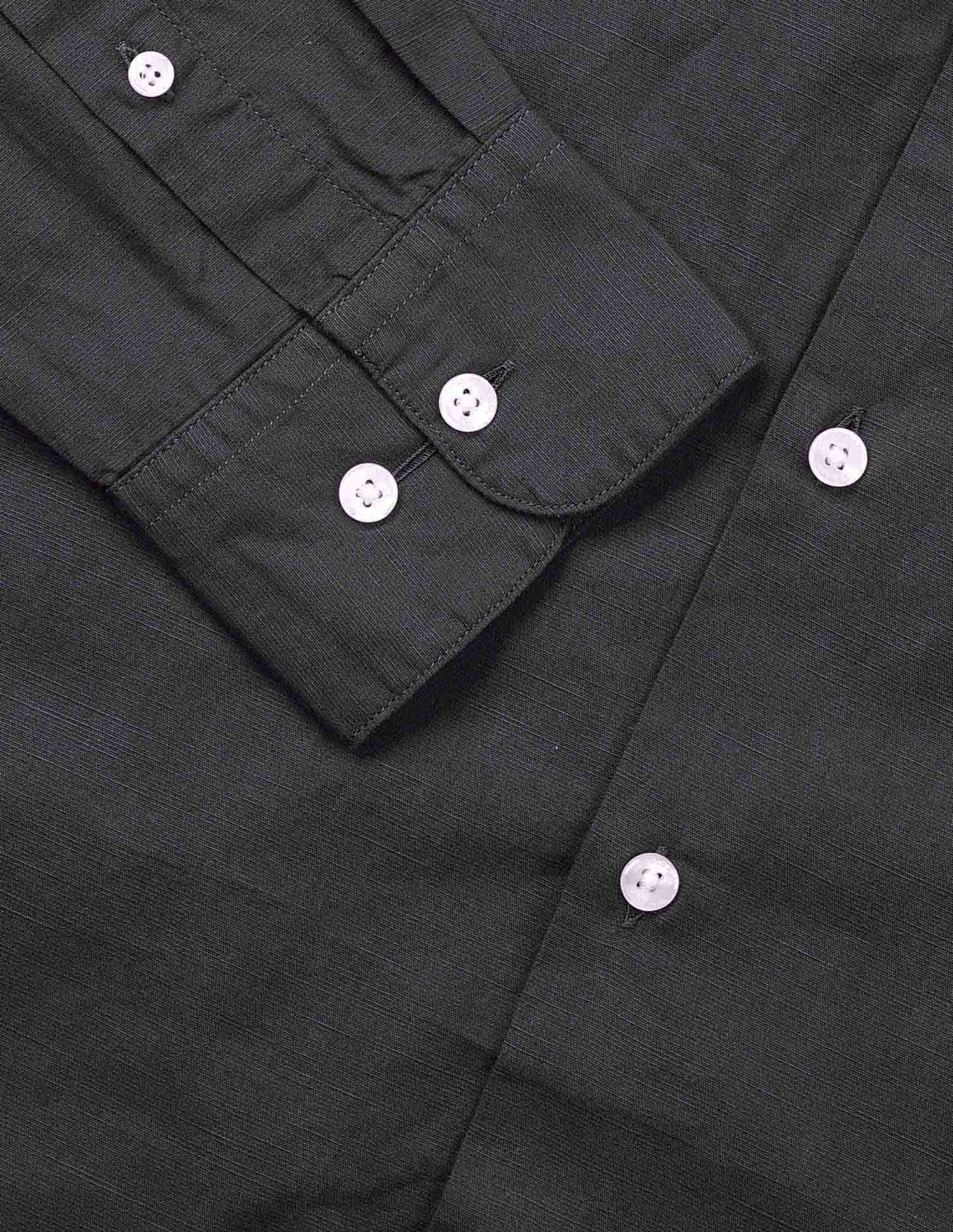 Twill Solid Tailored Fit Shirt - Image 8
