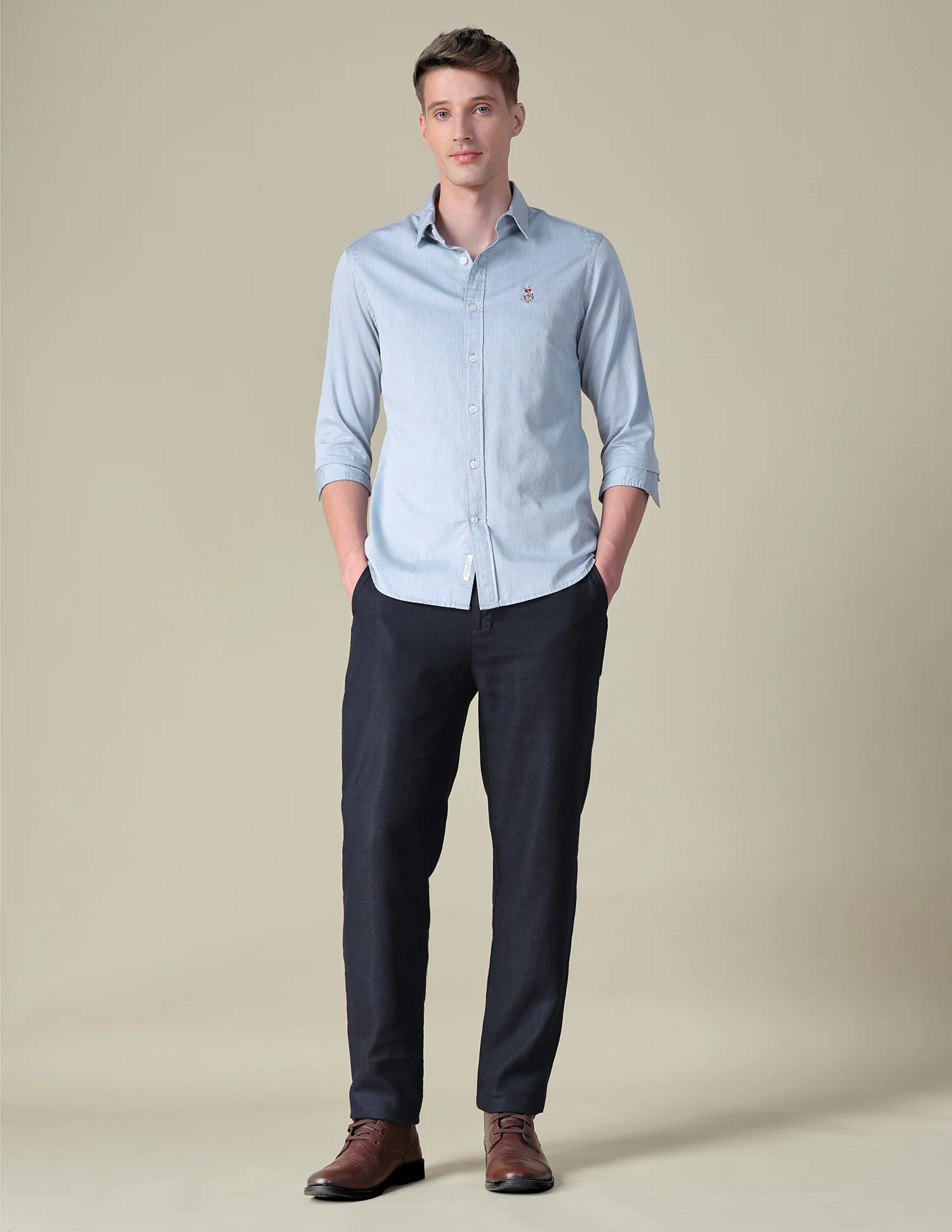 Twill Tailored Fit Shirt - Image 3