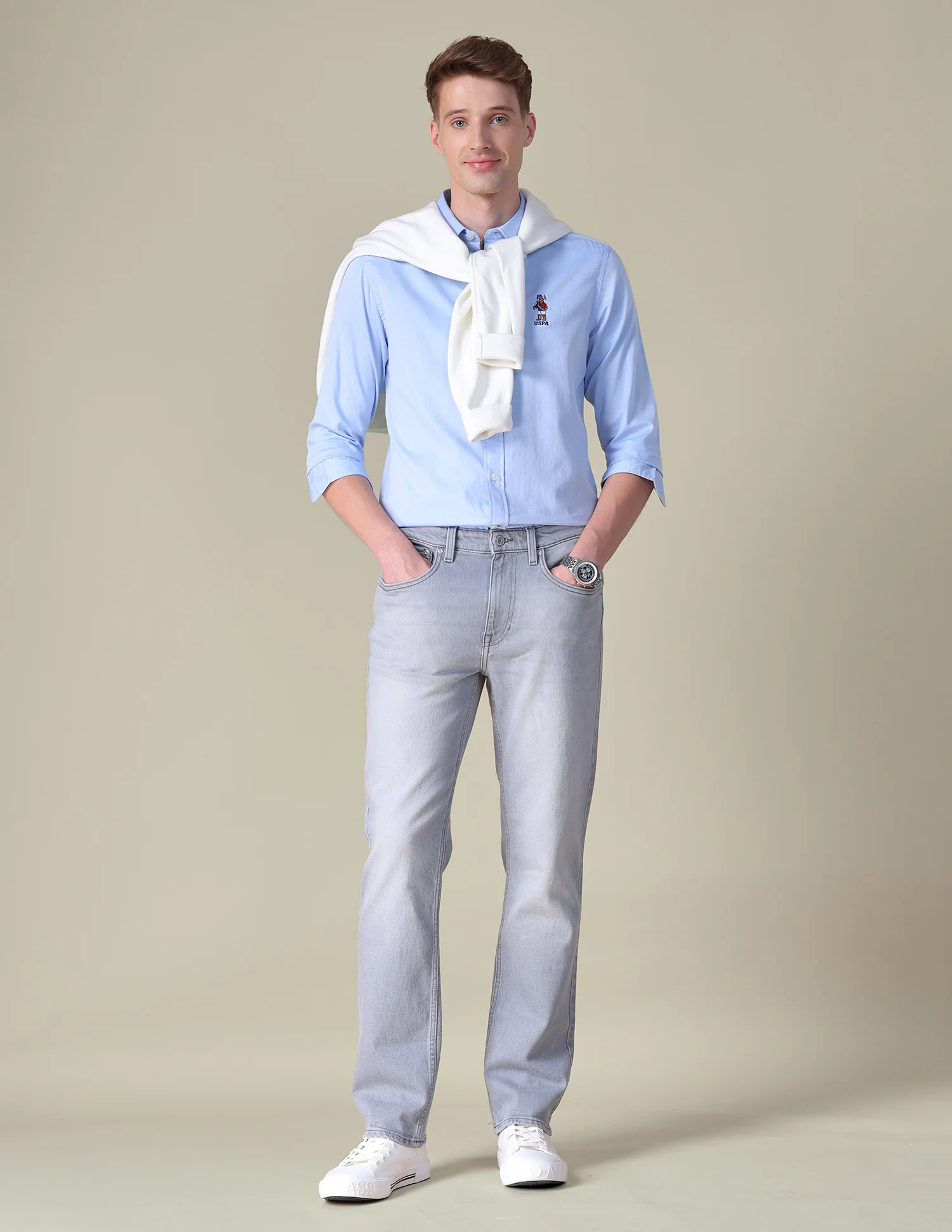 Twill Tailored Fit Shirt - Image 3