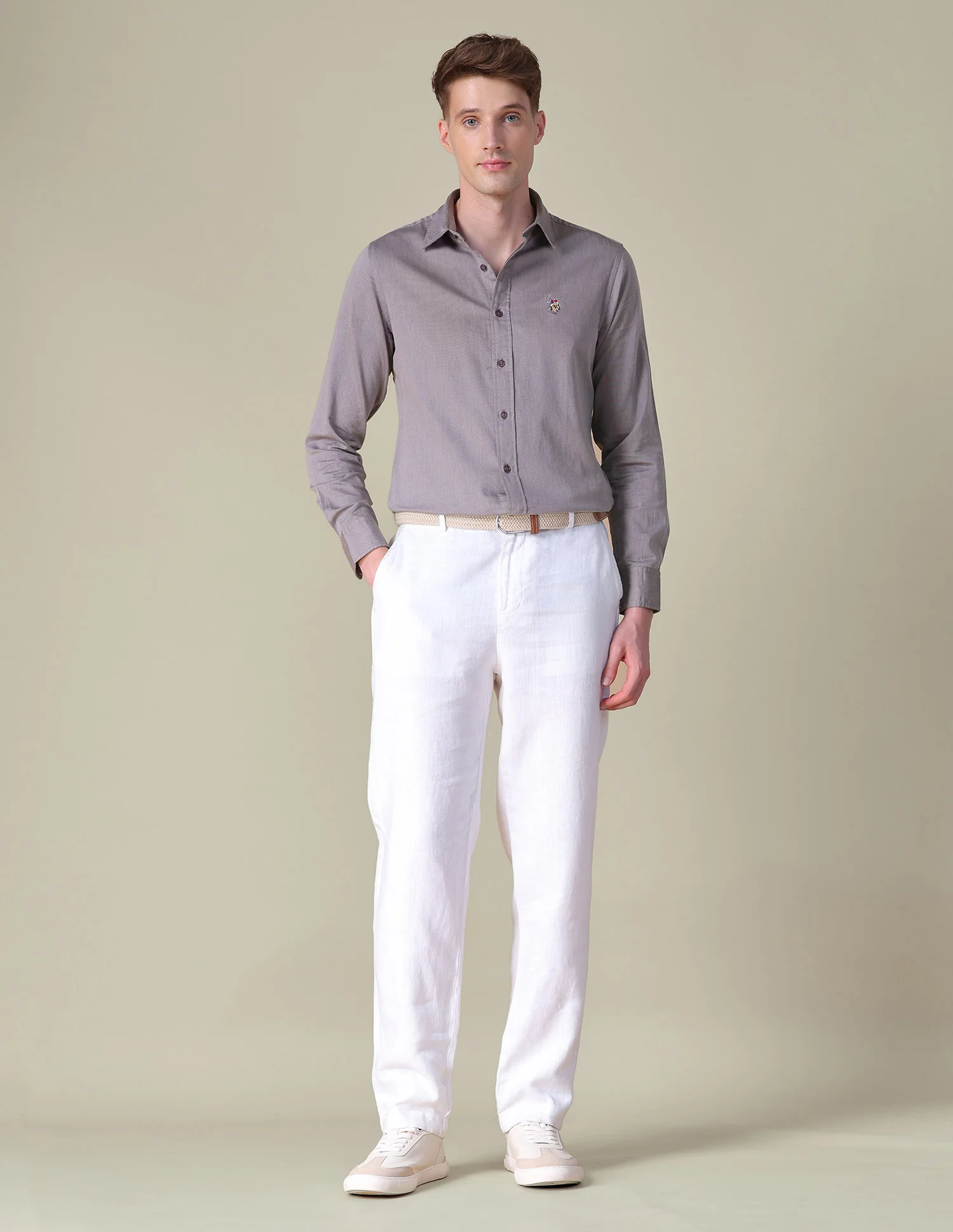 Twill Tailored Fit Shirt - Image 3