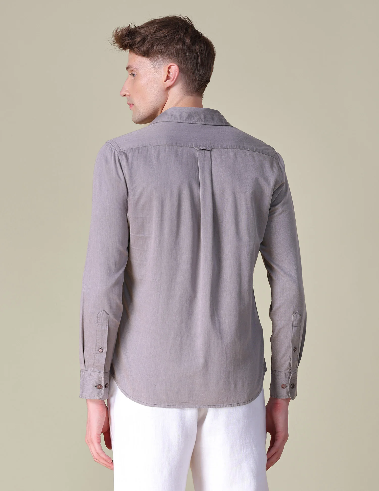 Twill Tailored Fit Shirt - Image 5