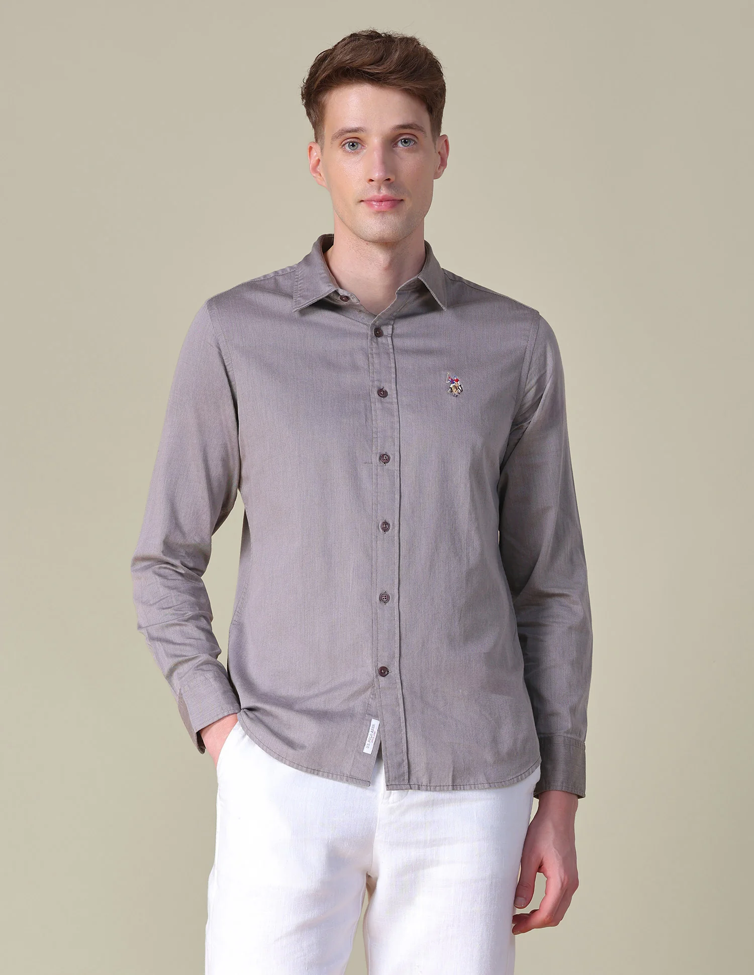 Twill Tailored Fit Shirt - Image 6