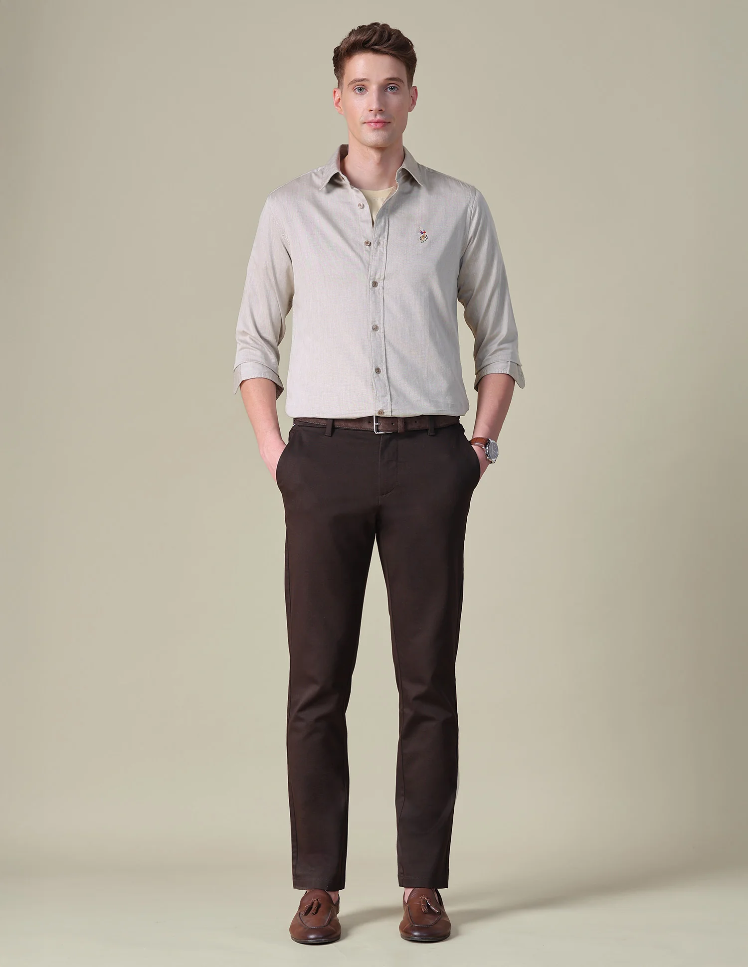 Twill Tailored Fit Shirt - Image 3