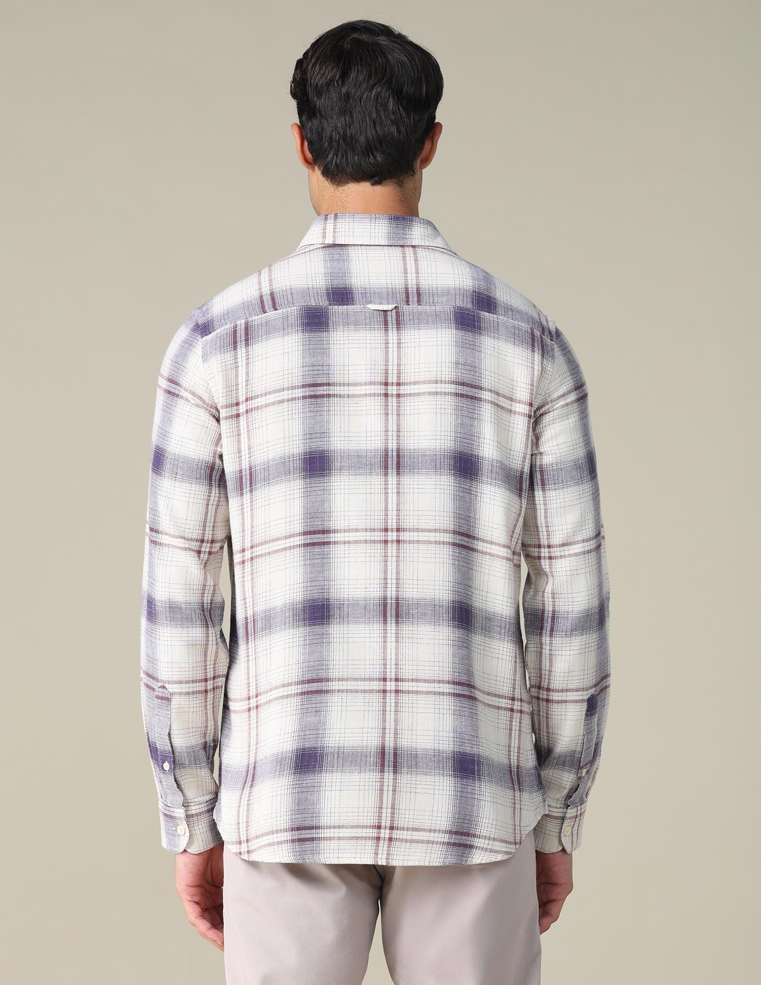 Twill Tartan Checked Shirt - Image 5