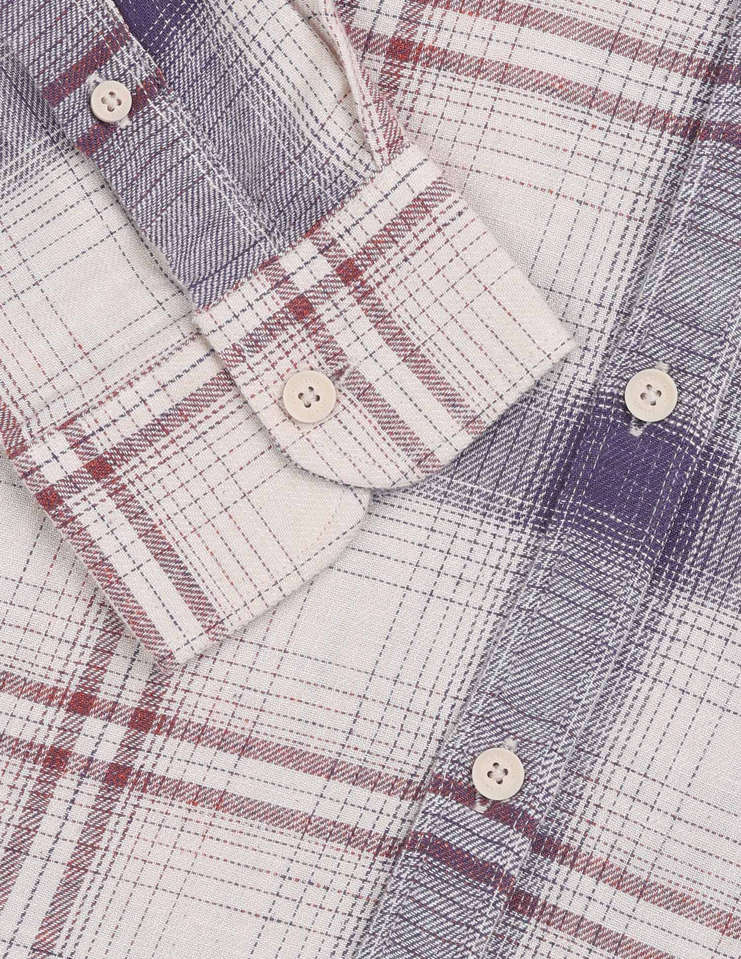 Twill Tartan Checked Shirt - Image 8