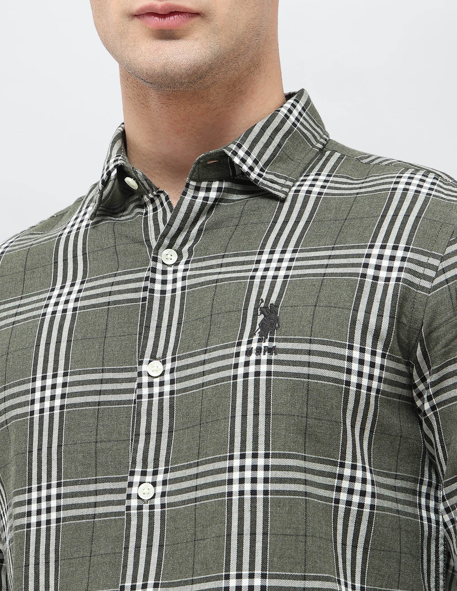 Twill Tartan Checked Shirt - Image 7