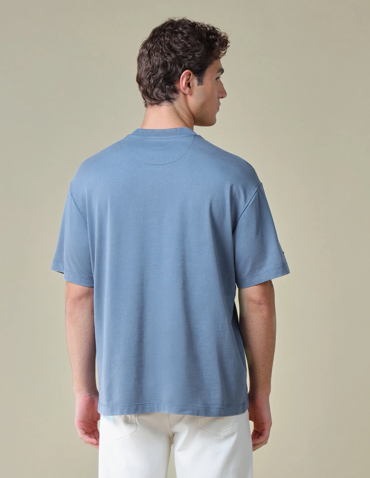 Typographic Brand Printed Relaxed Fit T-Shirt - Image 5