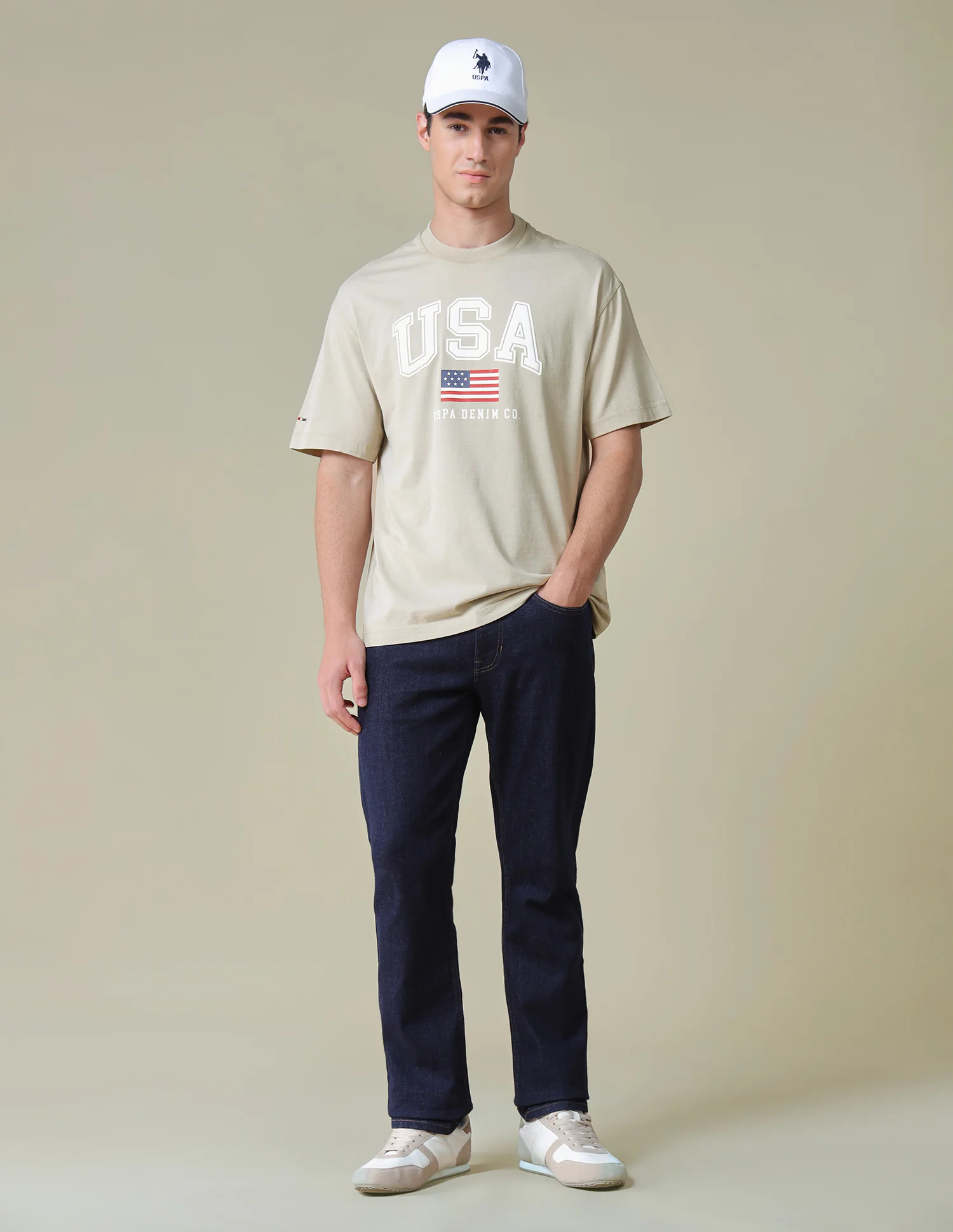 Typographic Brand Printed Relaxed Fit T-Shirt - Image 3