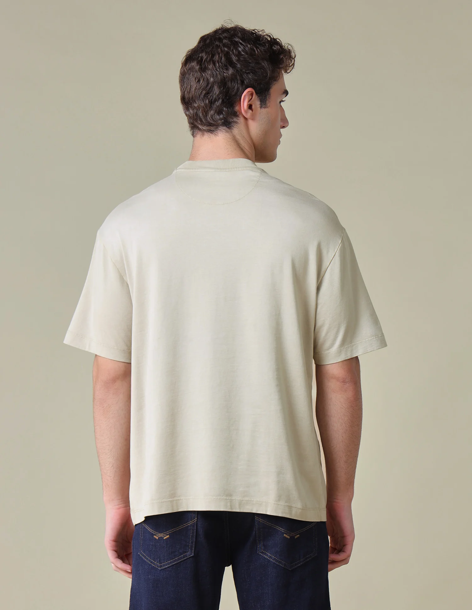 Typographic Brand Printed Relaxed Fit T-Shirt - Image 5