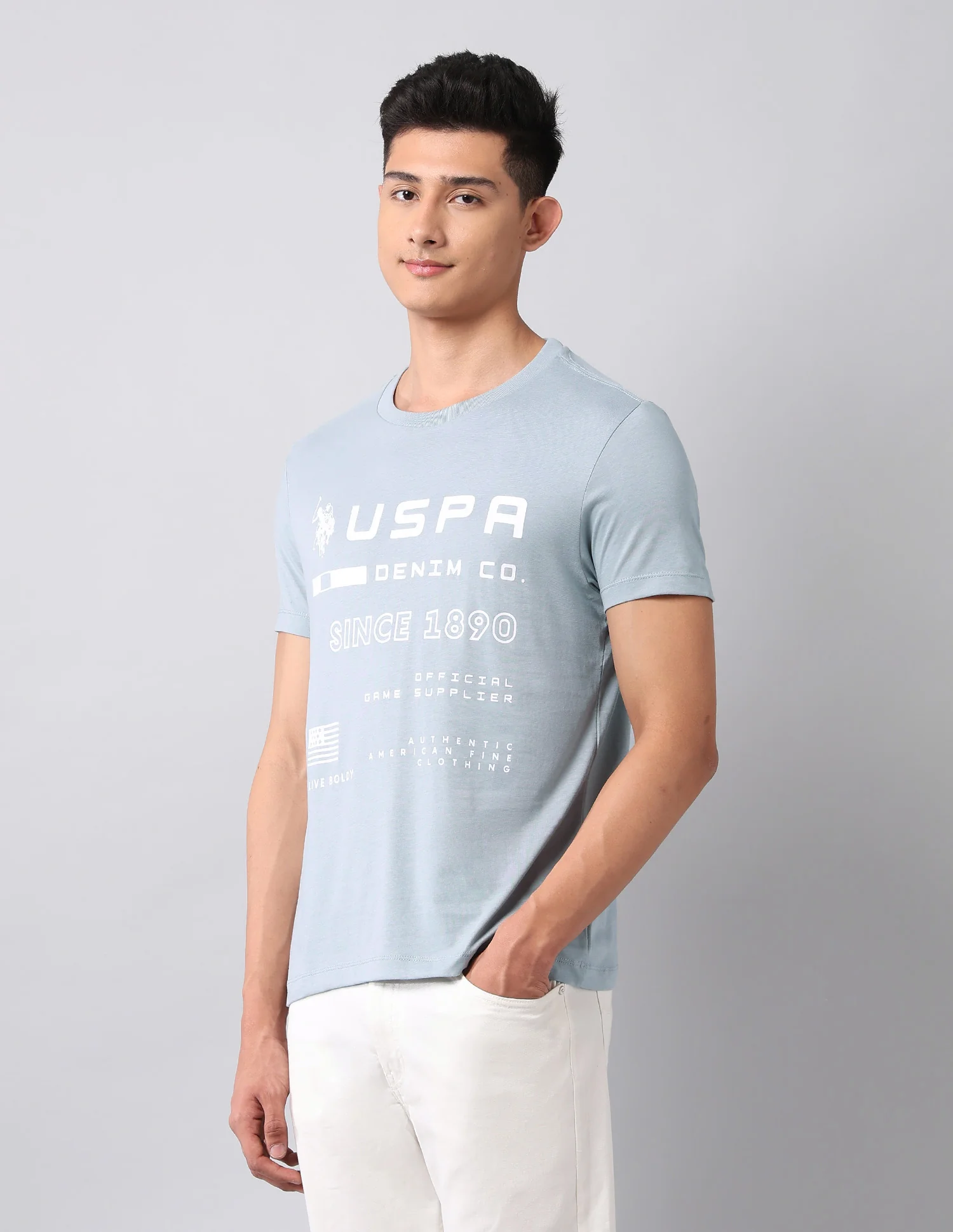 Typographic Pure Cotton T-Shirt - Image 4