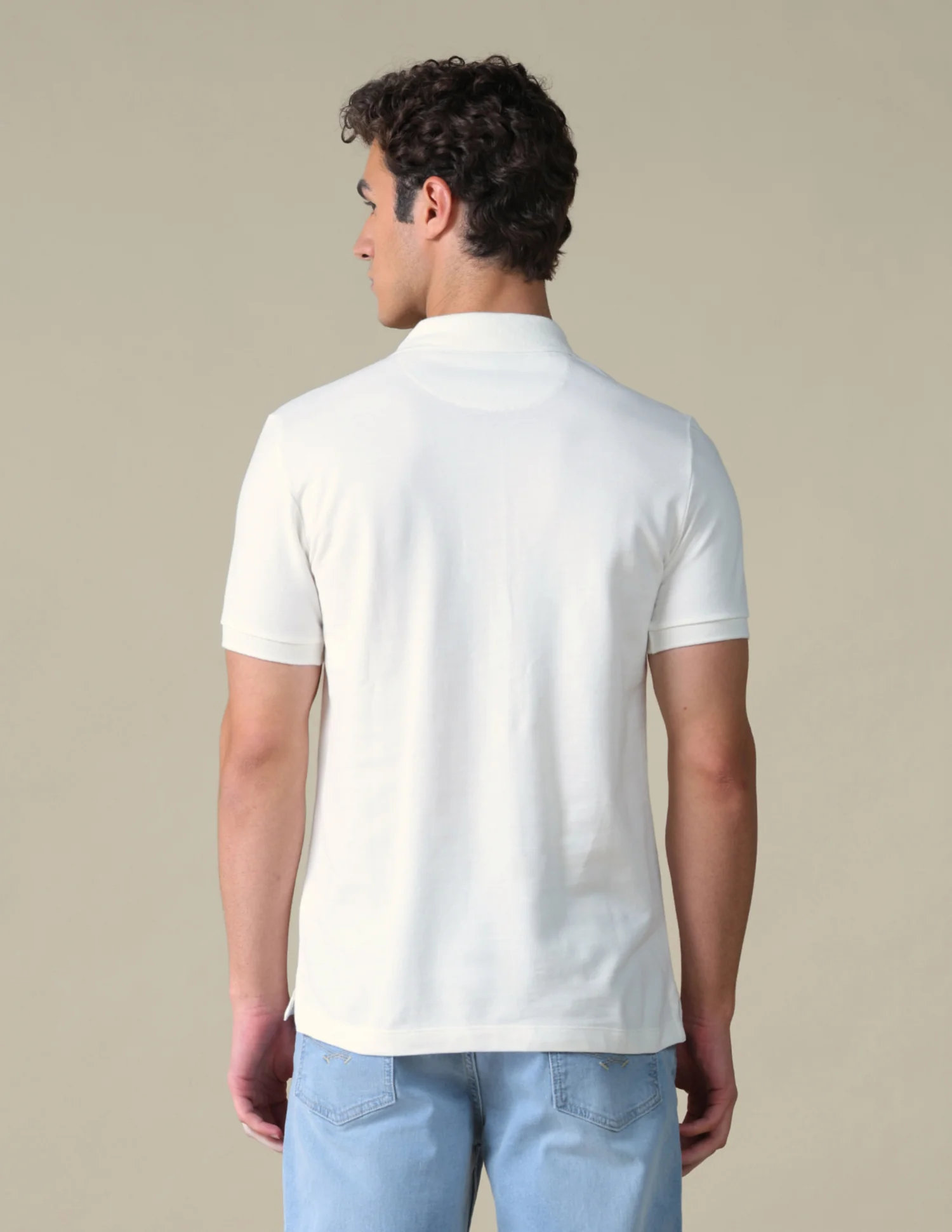 Typographic Slim Fit Polo Shirt - Image 5
