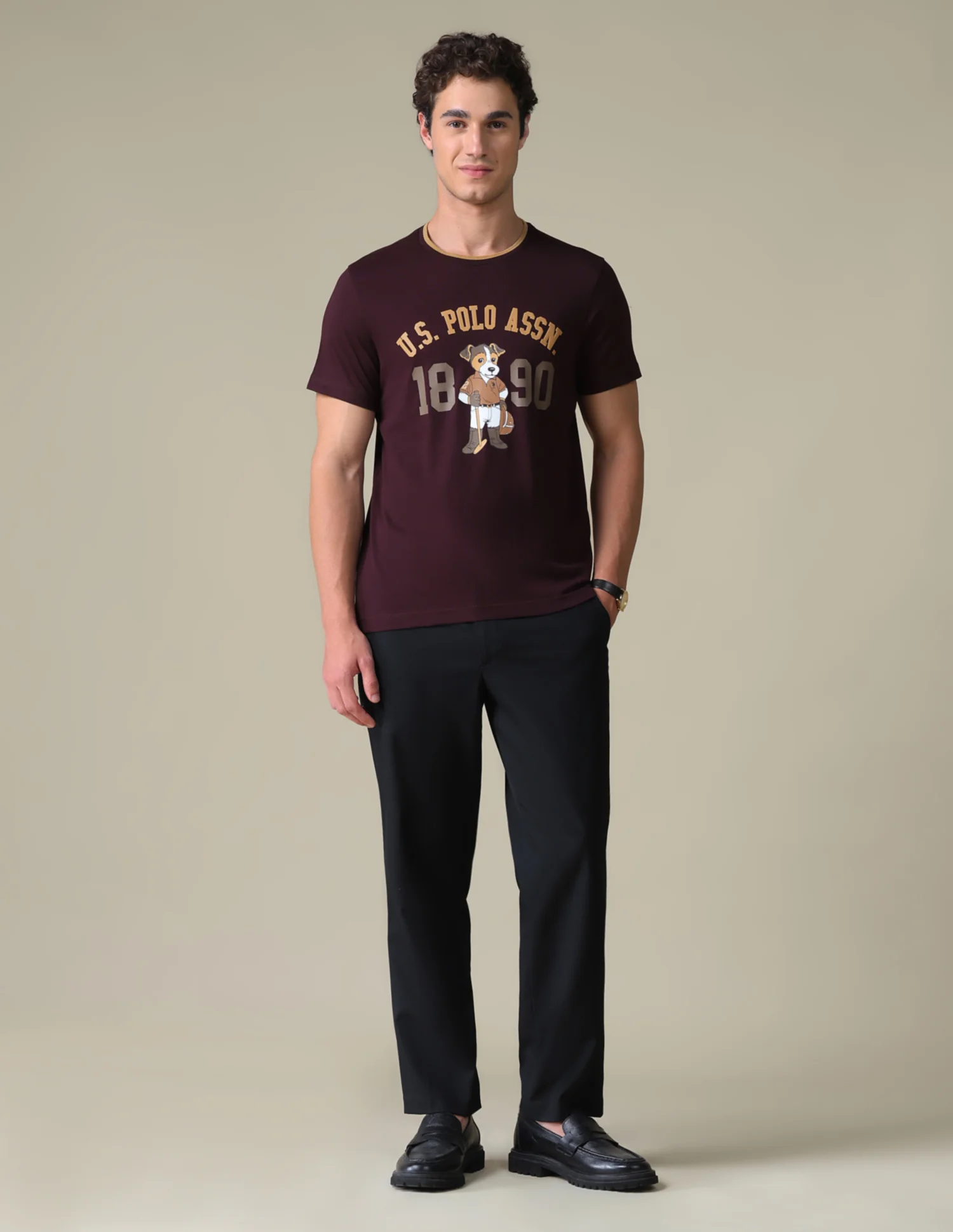 Typographic Slim Fit T-Shirt - Image 3