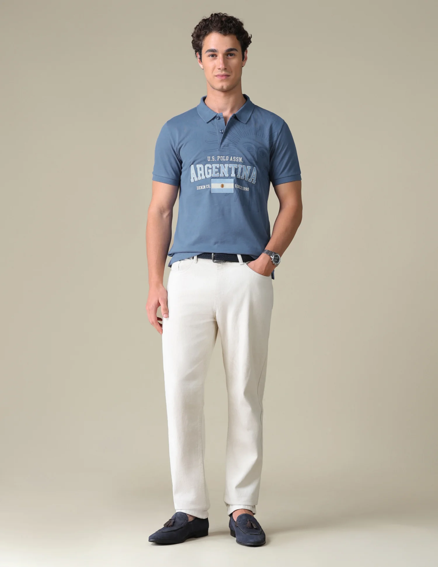 Typographic Slim Fit T-Shirt - Image 3