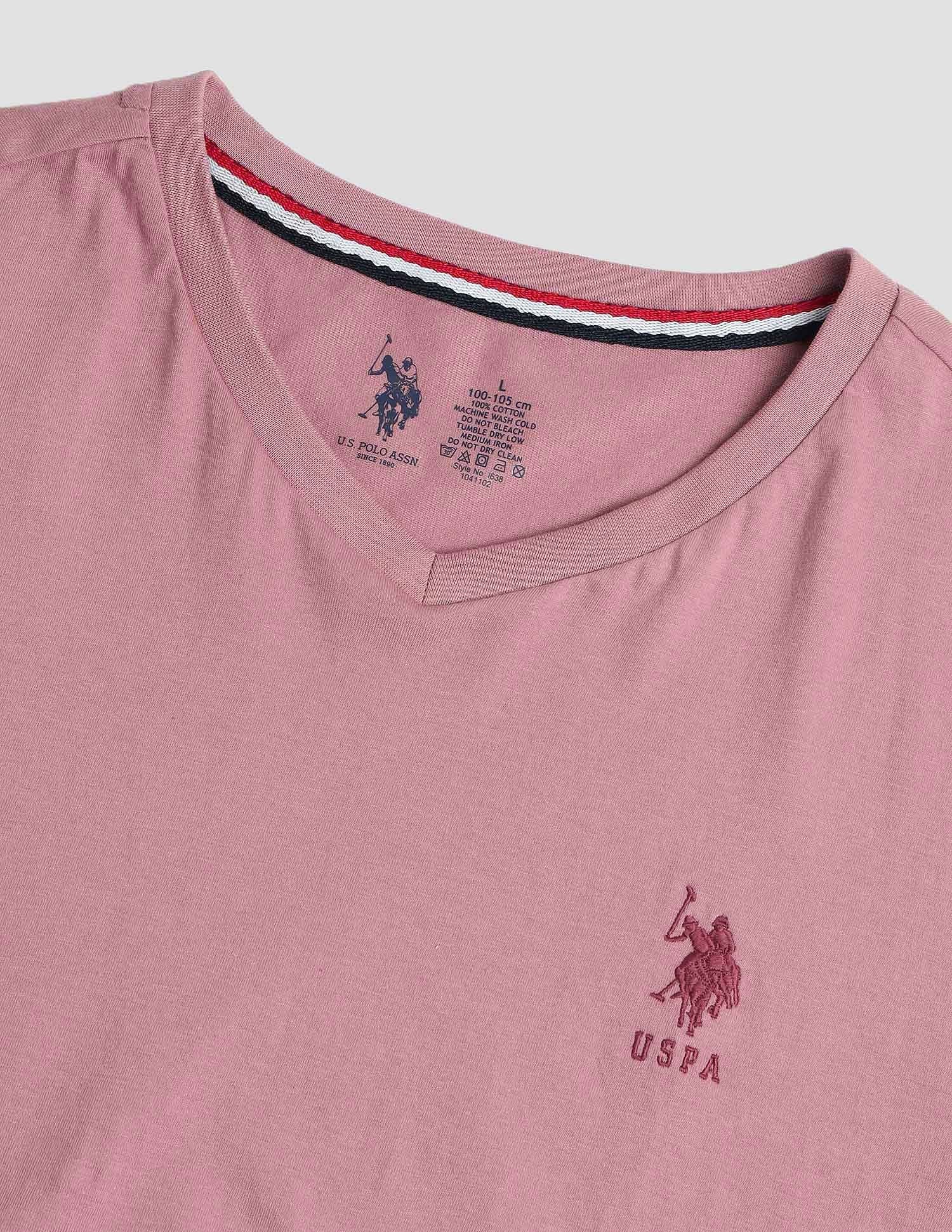 V-Neck Embroidered Logo I638 Lounge T-Shirt - Pack Of 1 - Image 8