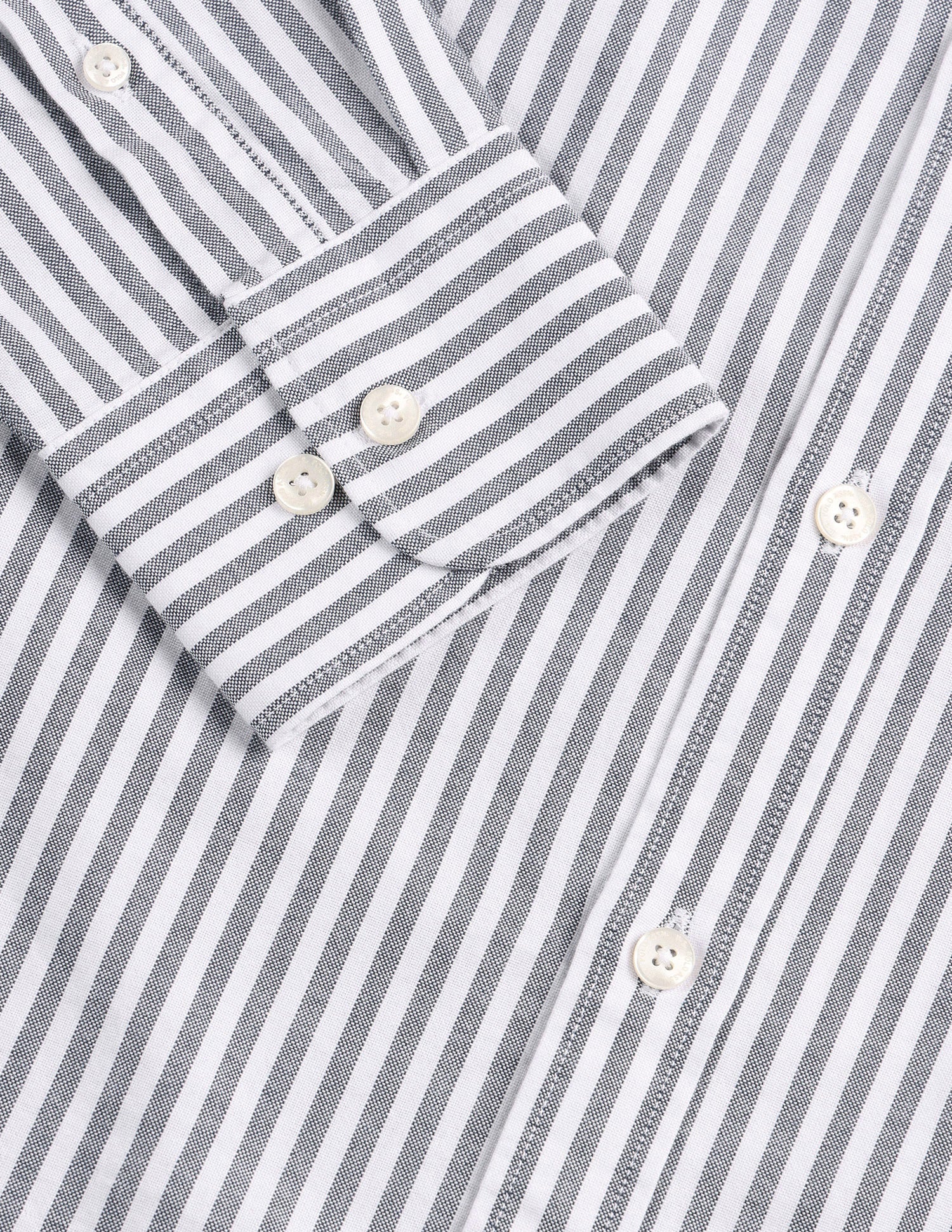 Vertical Striped Button Down Shirt - Image 8