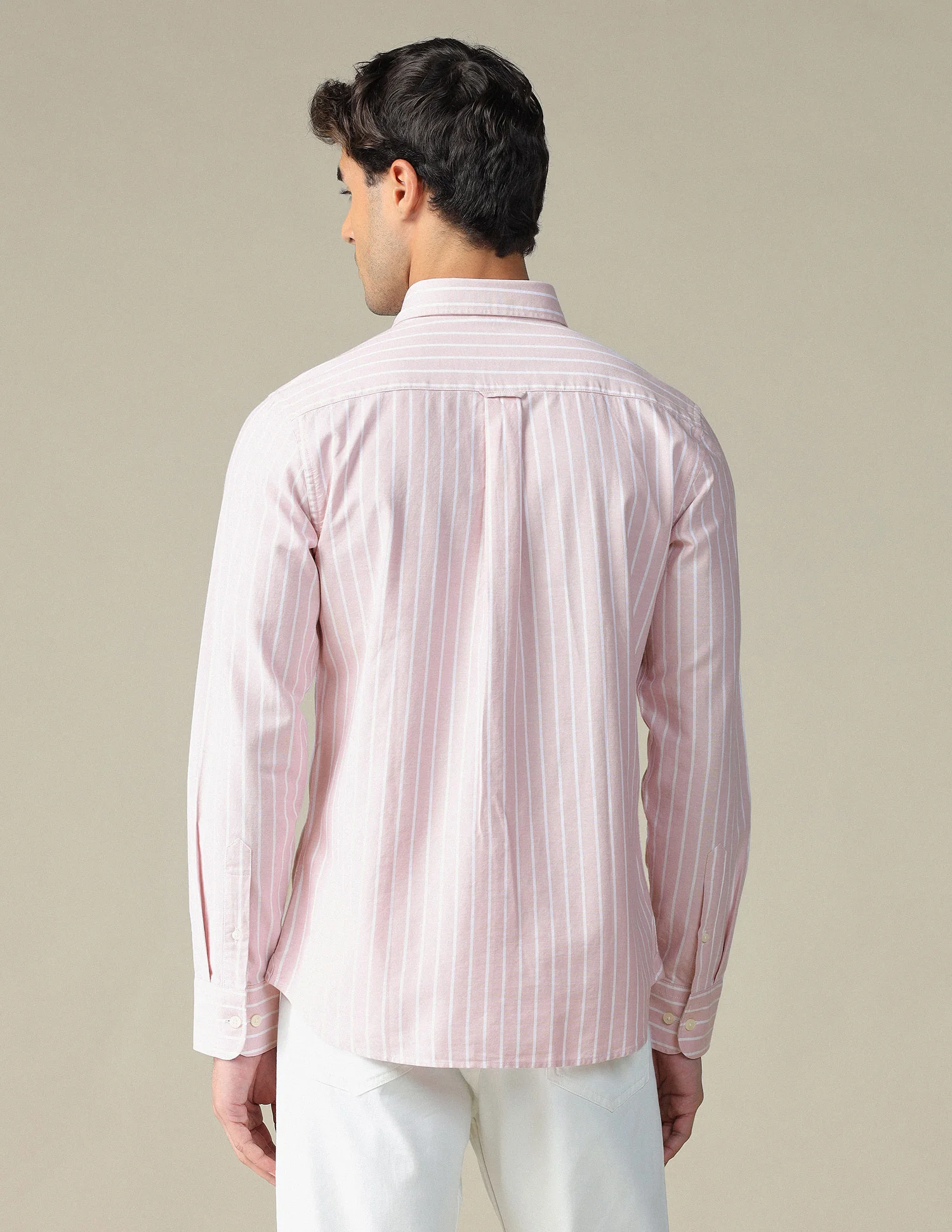 Vertical Striped Button Down Shirt - Image 5