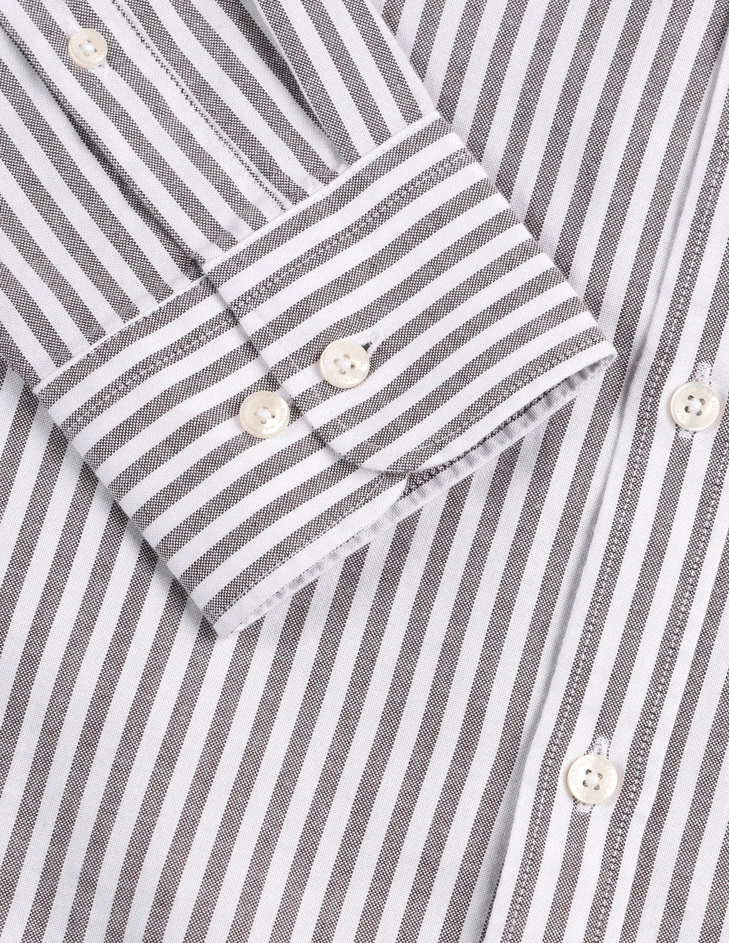 Vertical Striped Button Down Shirt - Image 8