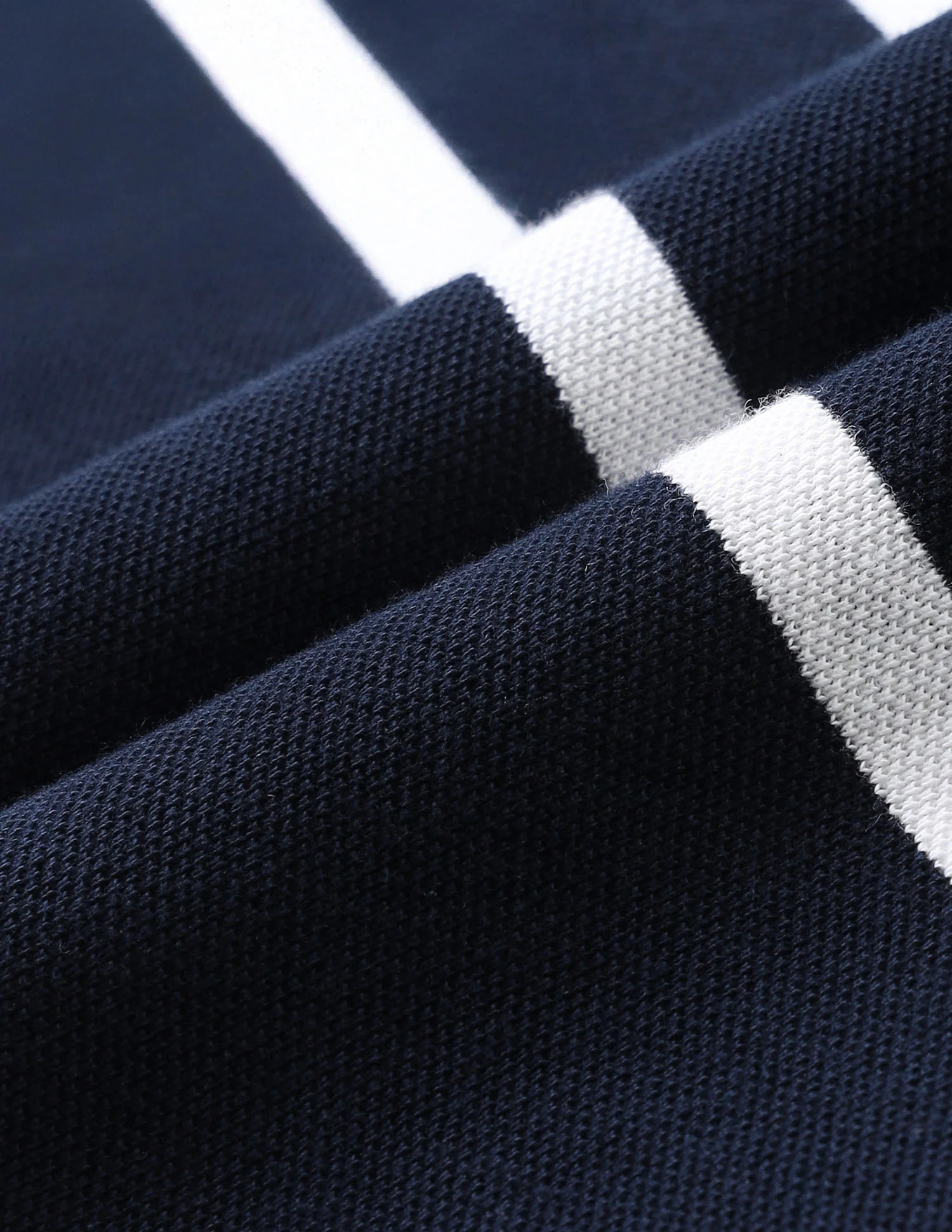 Vertical Striped Classic Polo Shirt - Image 2