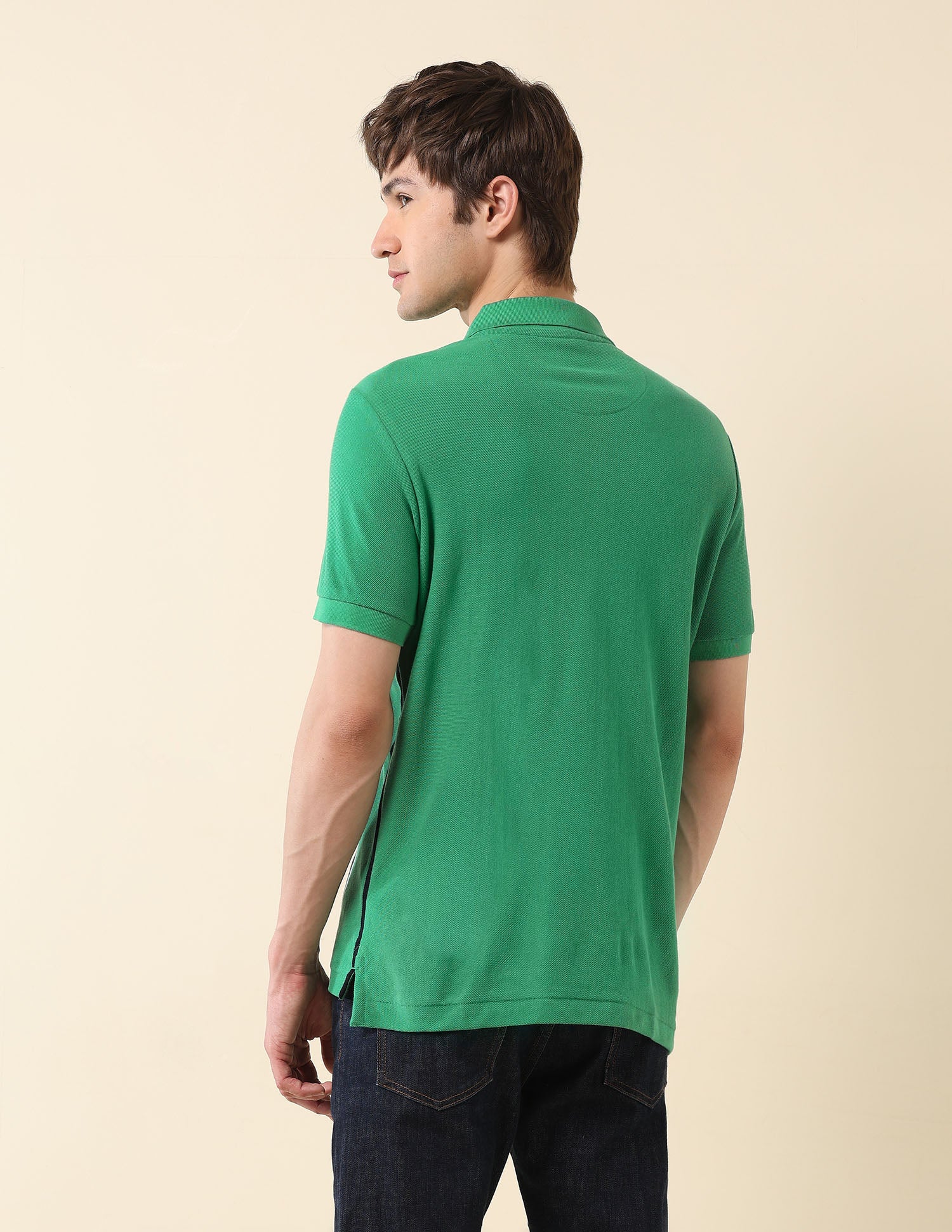Vertical Striped Classic Polo Shirt - Image 5