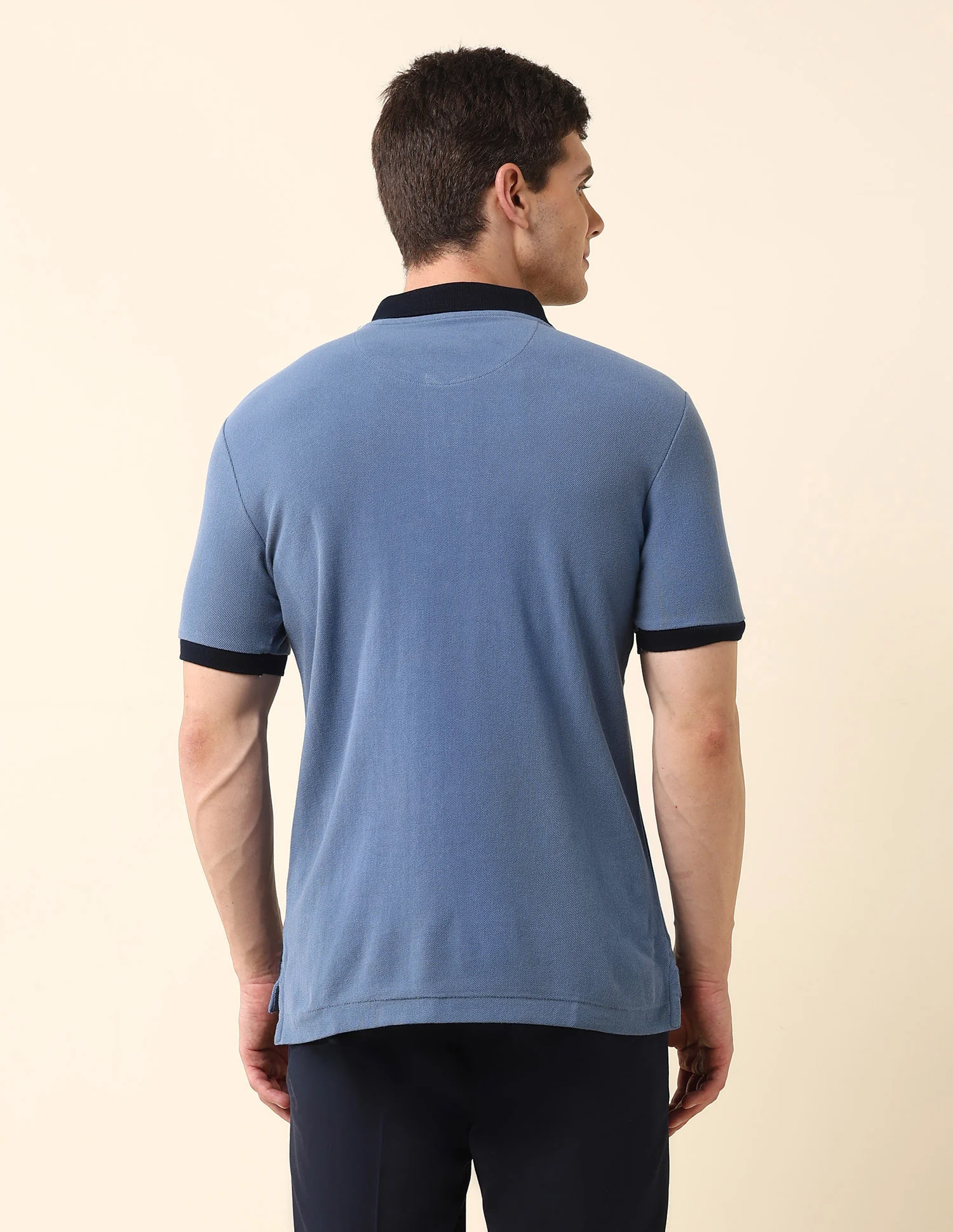 Vertical Striped Classic Polo Shirt - Image 5