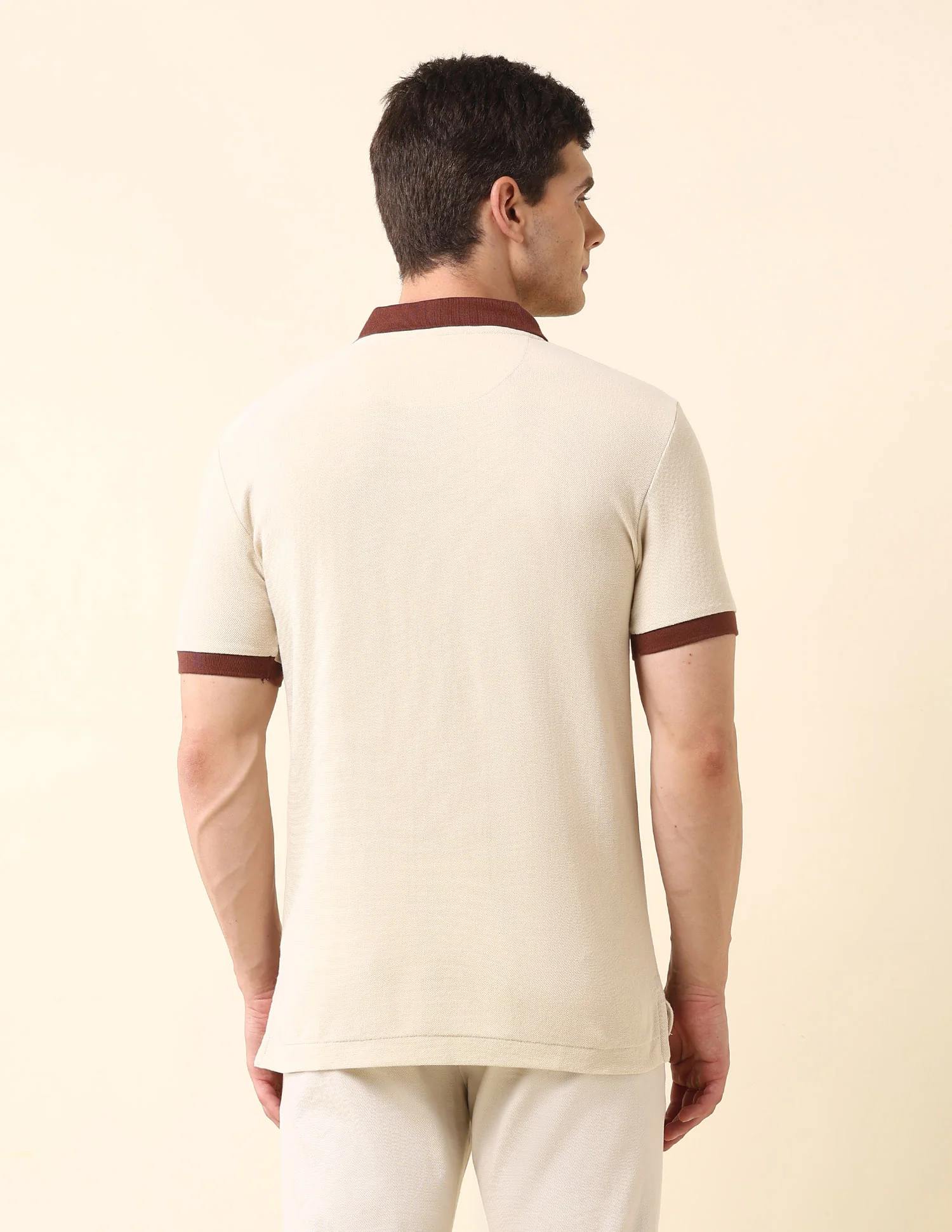 Vertical Striped Classic Polo Shirt - Image 5