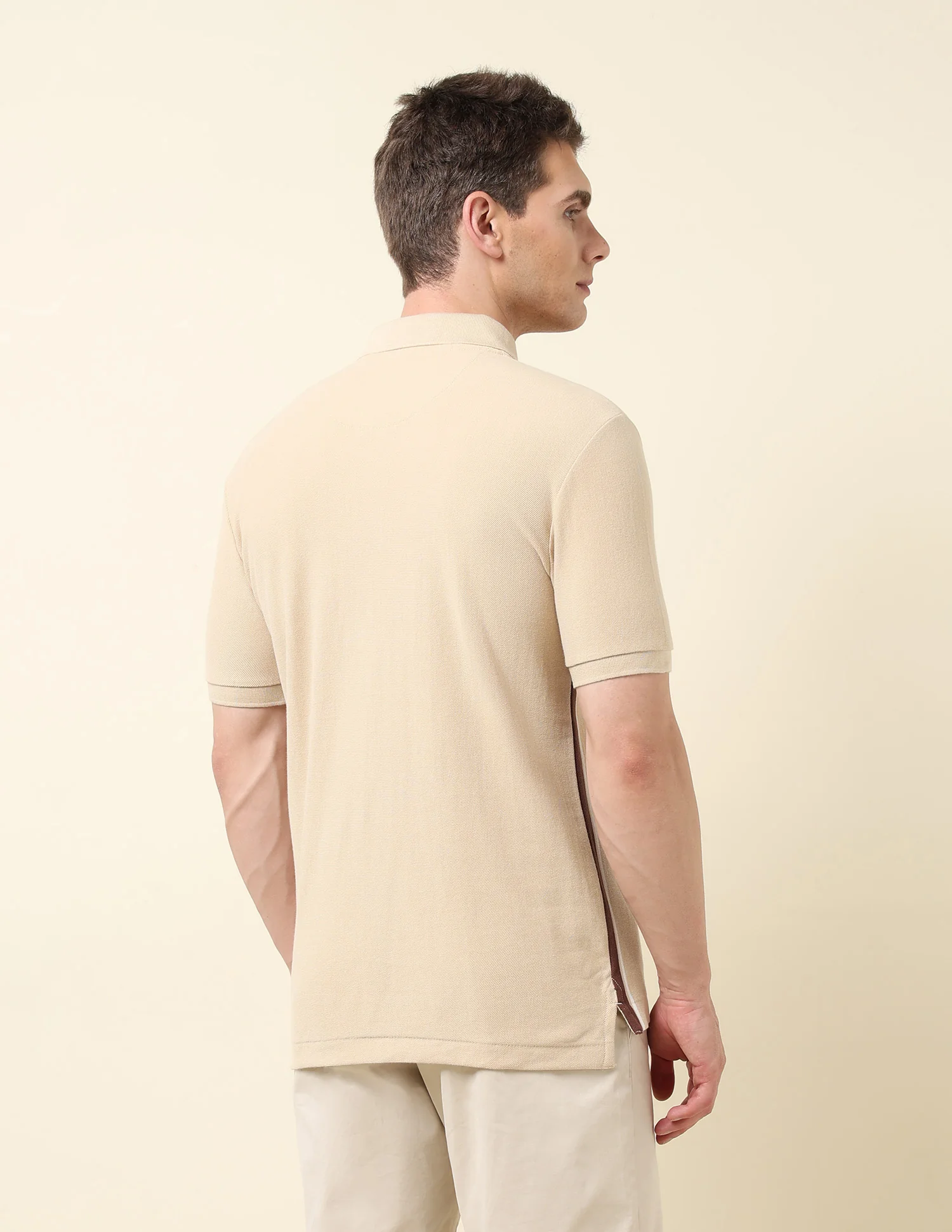 Vertical Striped Classic Polo Shirt - Image 5