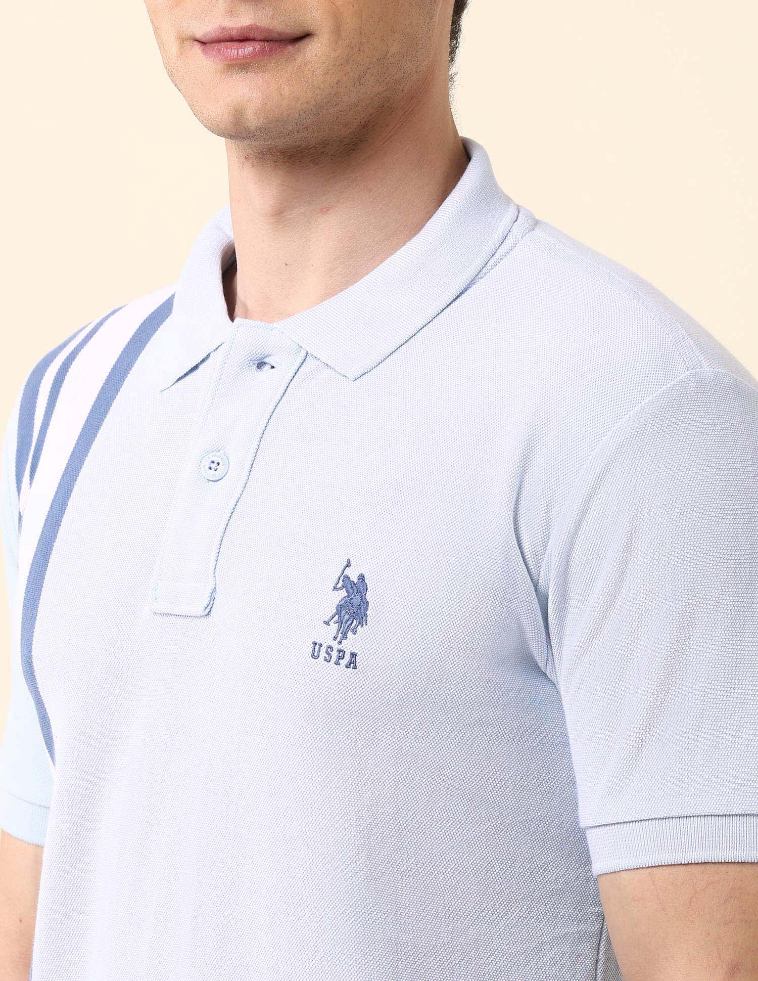 Vertical Striped Classic Polo Shirt - Image 7