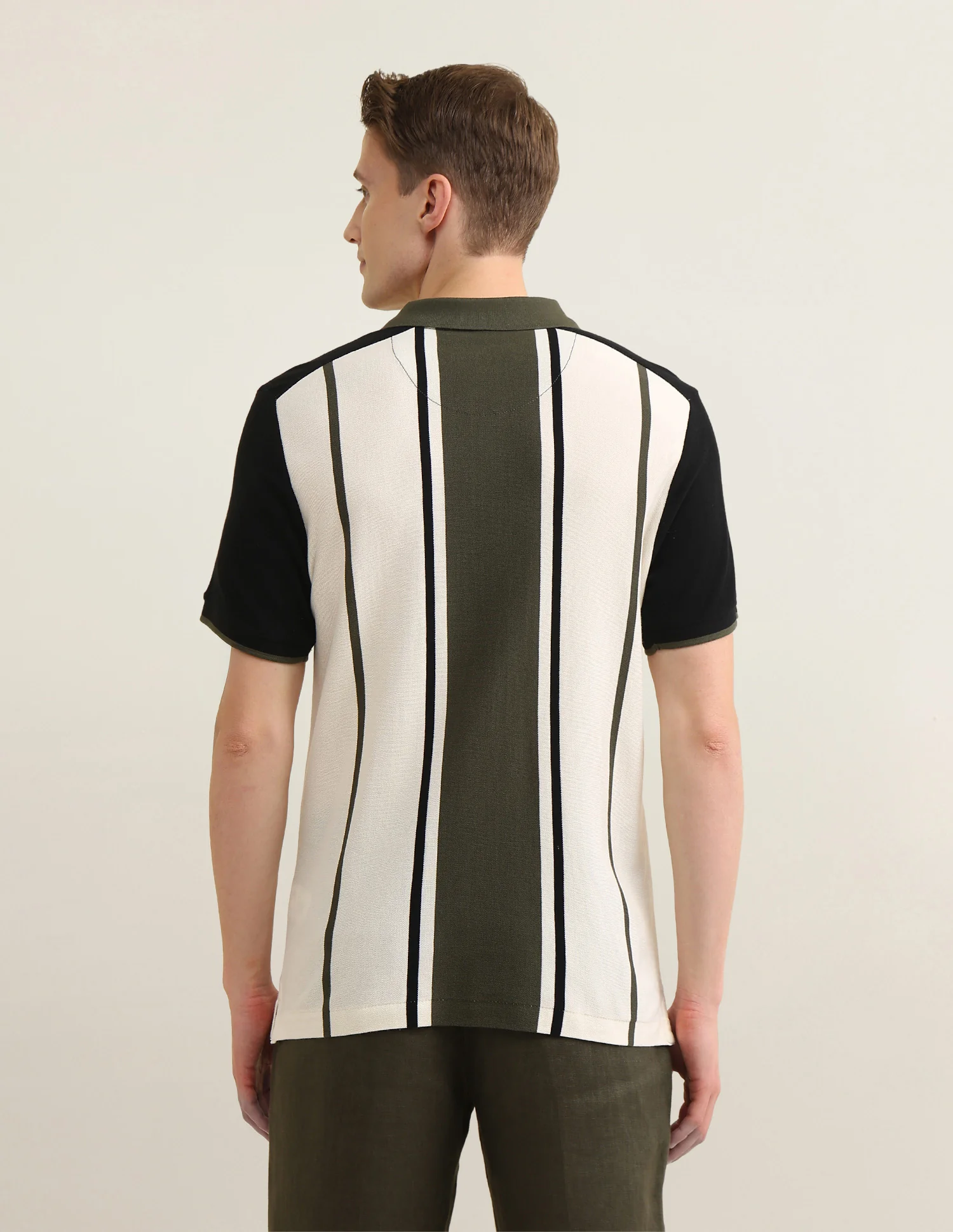 Vertical Striped Colorblocked Sotogrande Polo Shirt - Image 5