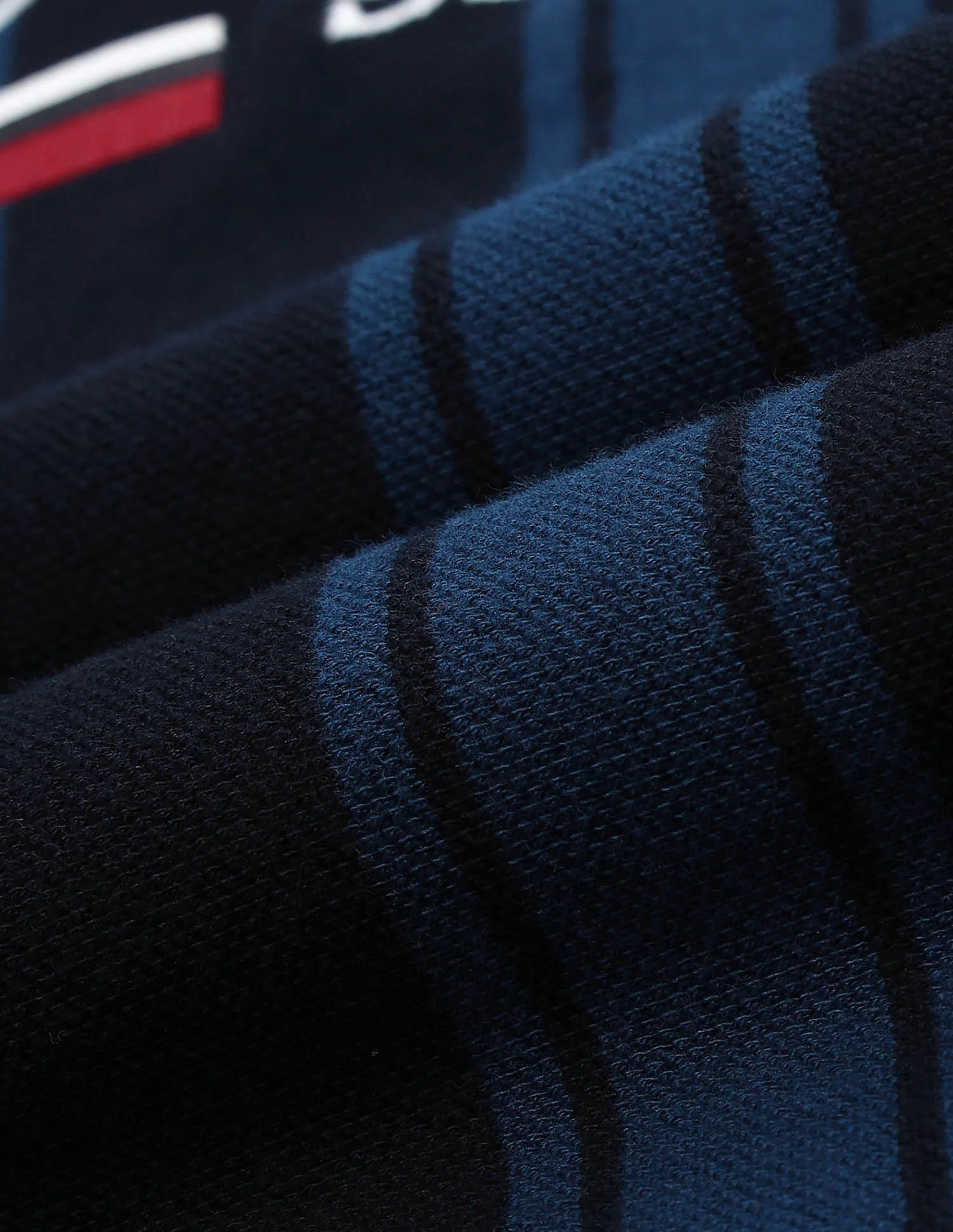 Vertical Striped Cotton Polo Shirt - Image 2