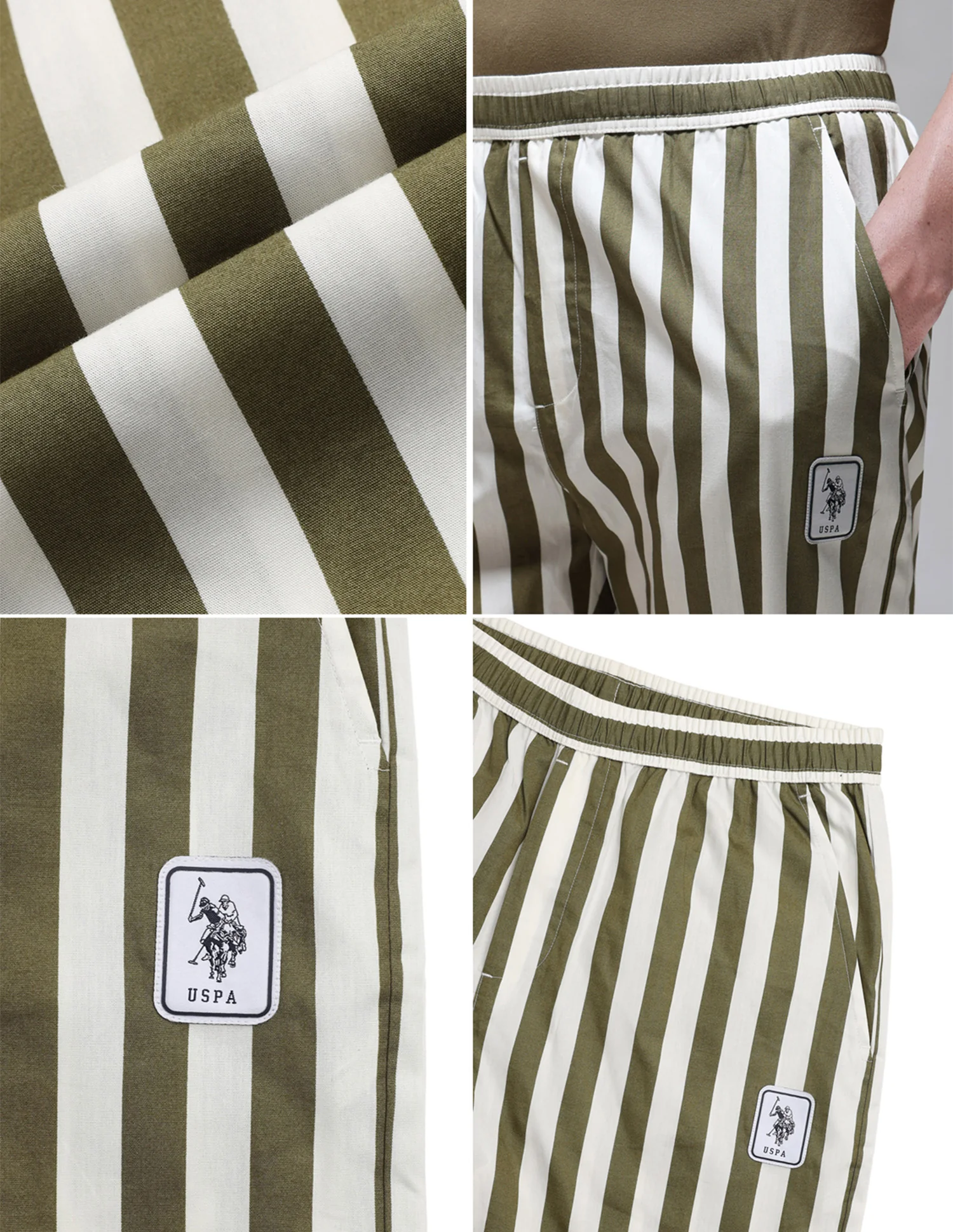 Vertical Striped Mid Rise OELP1 Lounge Pants - Image 11