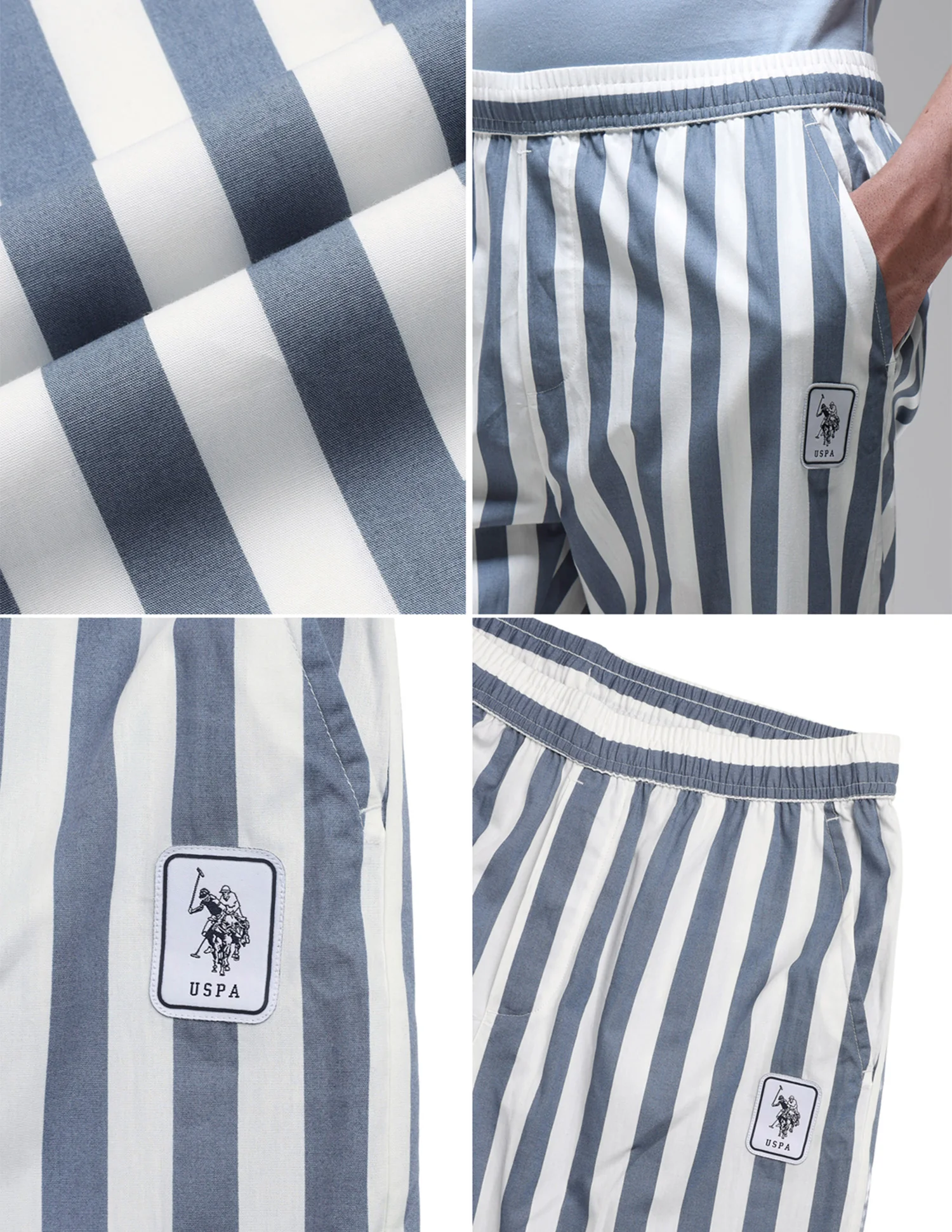 Vertical Striped Mid Rise OELP1 Lounge Pants - Image 11
