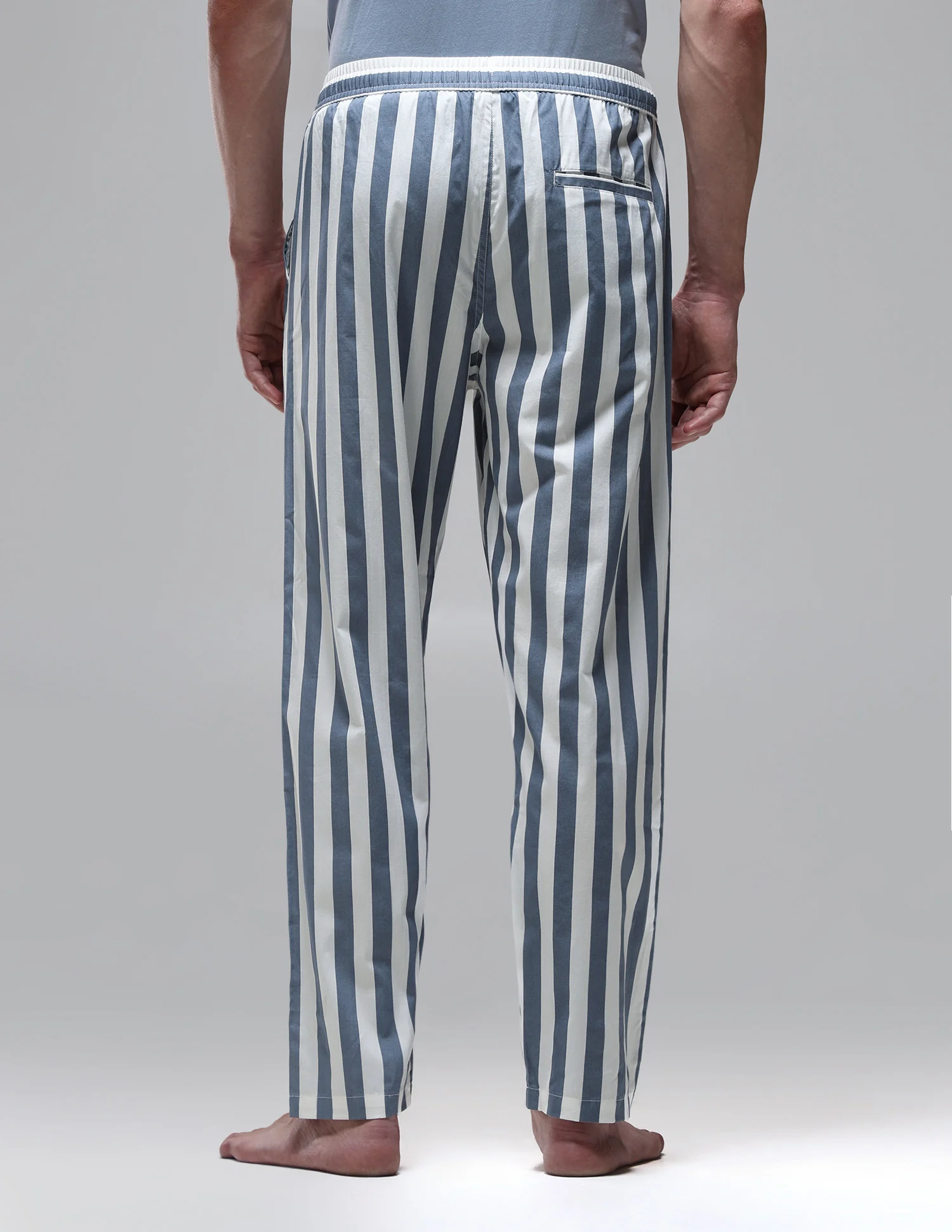 Vertical Striped Mid Rise OELP1 Lounge Pants - Image 5