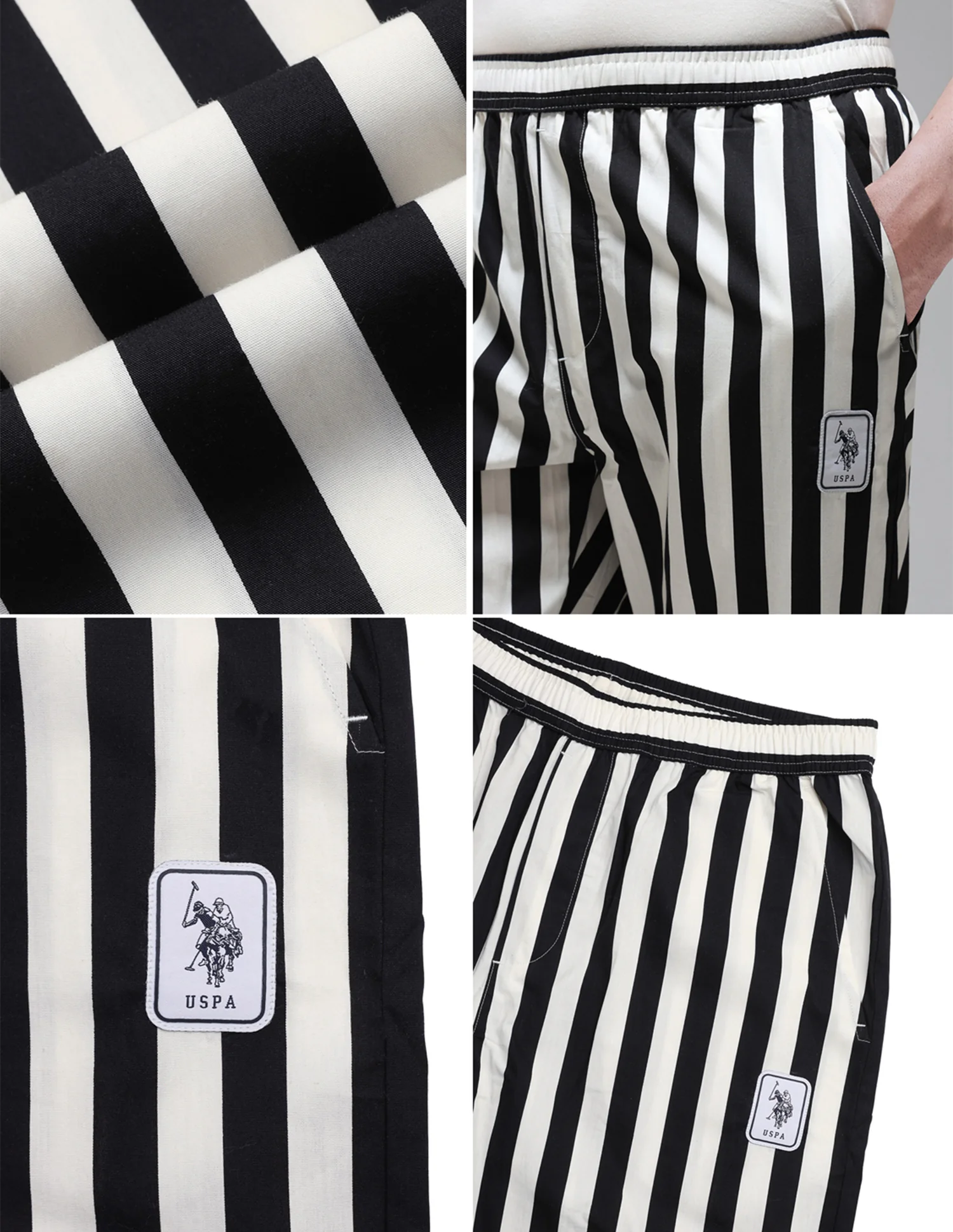 Vertical Striped Mid Rise OELP1 Lounge Pants - Image 11