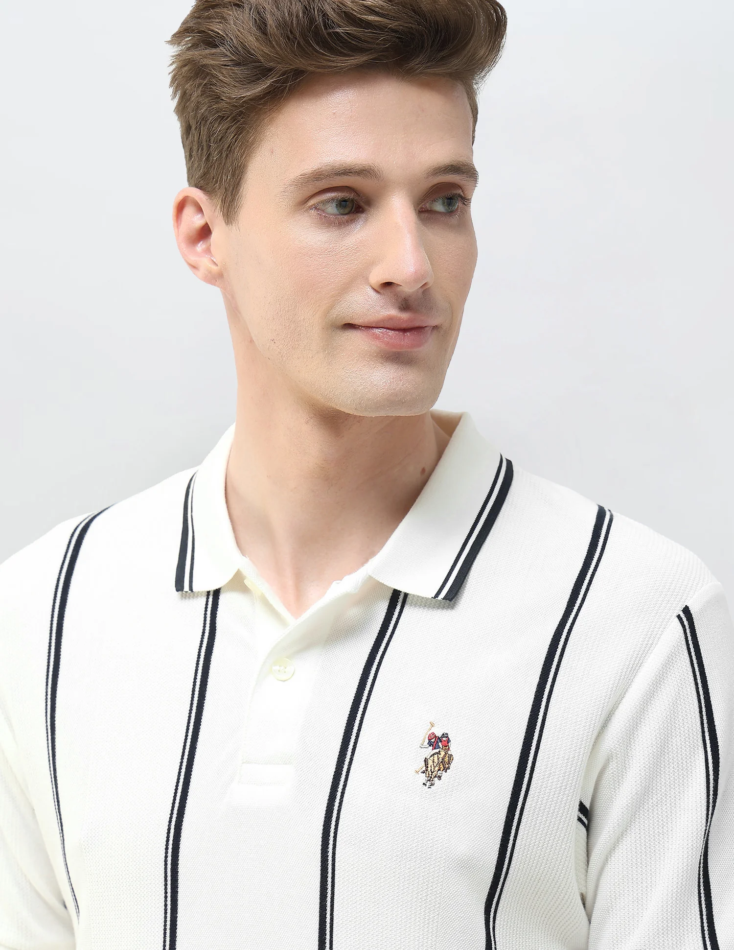 Vertical Striped Motel On The Coast Polo Shirt - Image 7