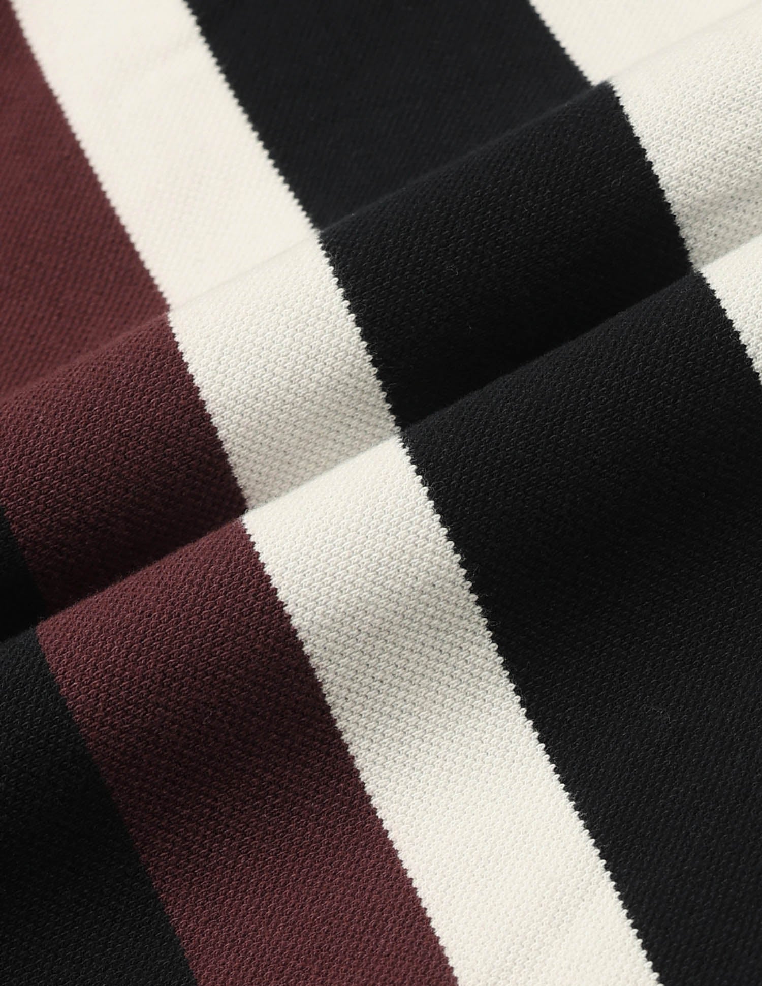 Vertical Striped Muscle Fit Polo Shirt - Image 2