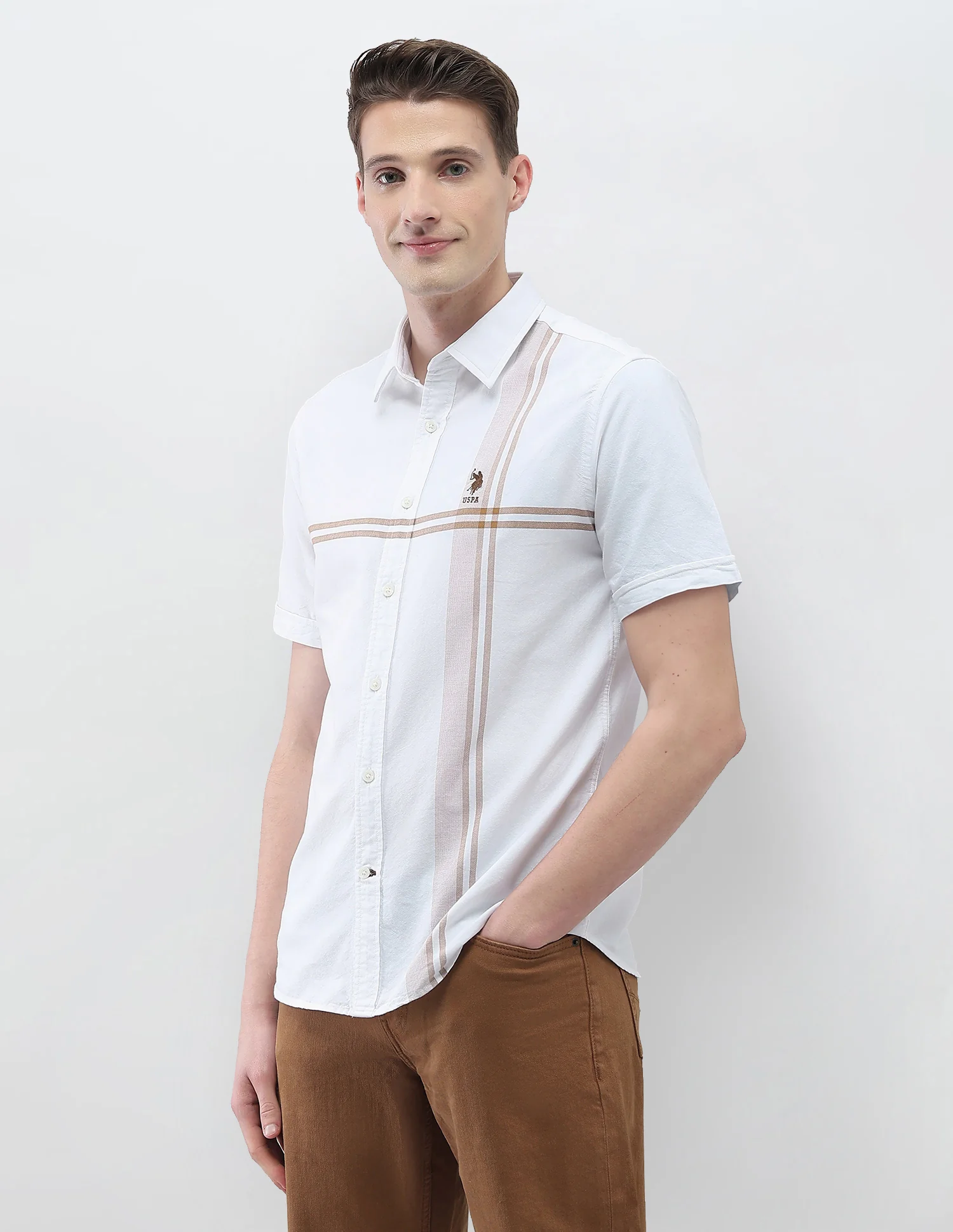 Vertical Striped New Port Marina Shirt - Image 4