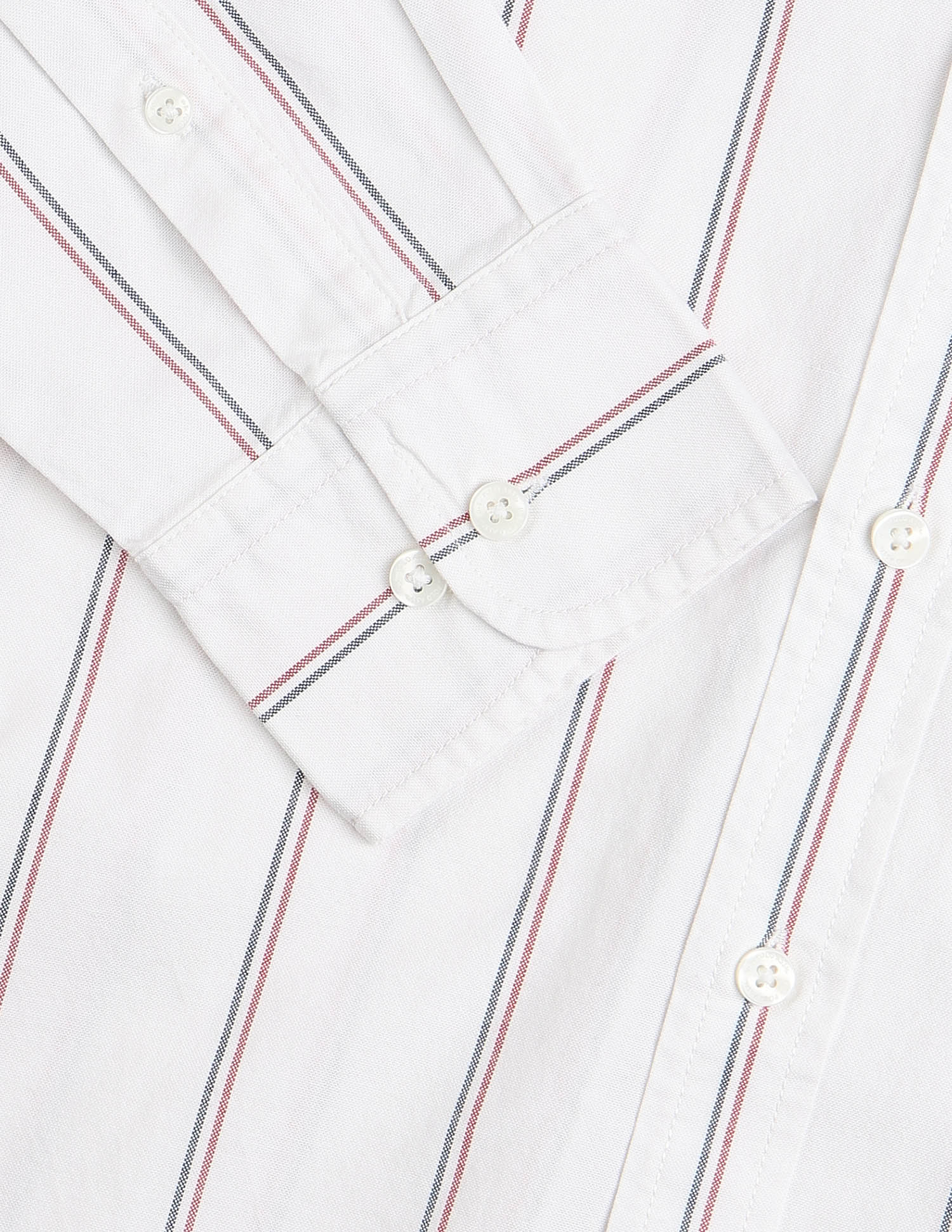 Vertical Striped Oxford Shirt - Image 8