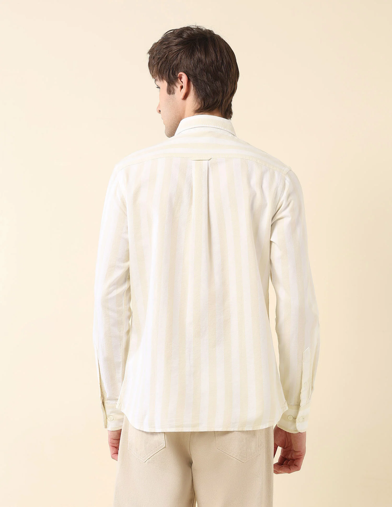 Vertical Striped Oxford Shirt - Image 5