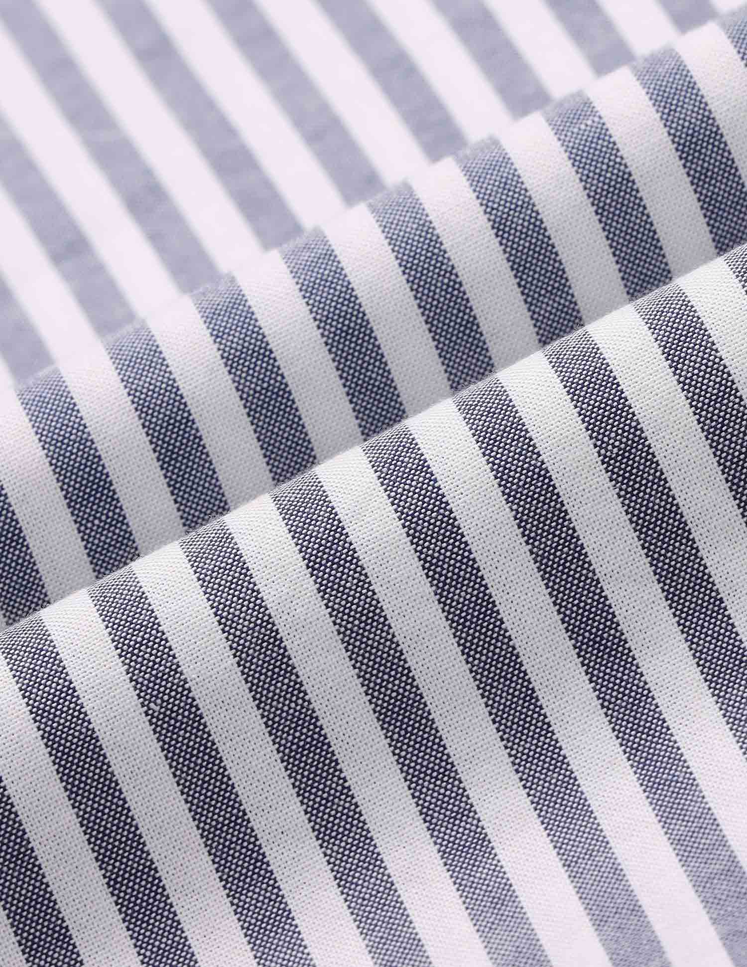 Vertical Striped Oxford Shirt - Image 2
