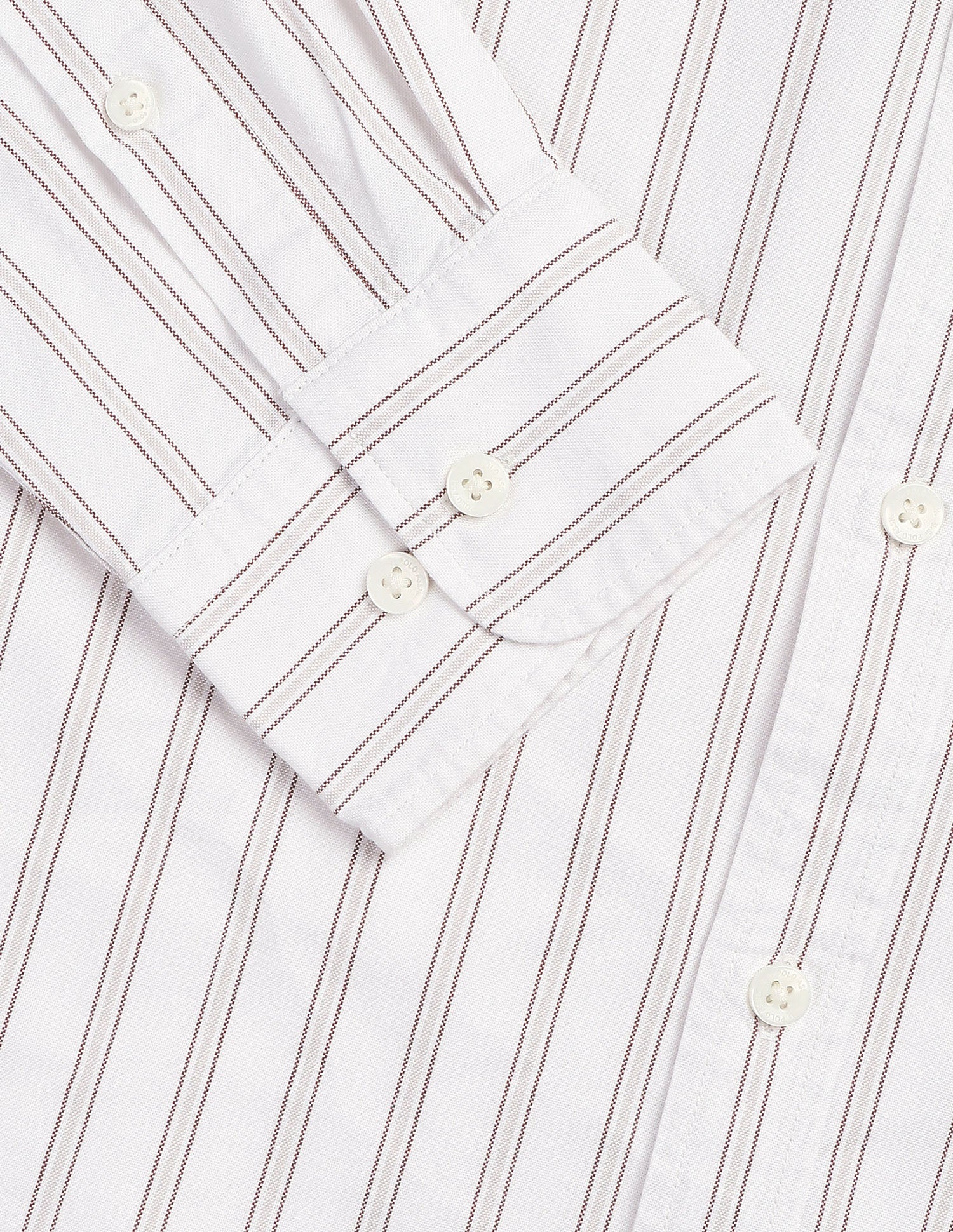 Vertical Striped Oxford Shirt - Image 8