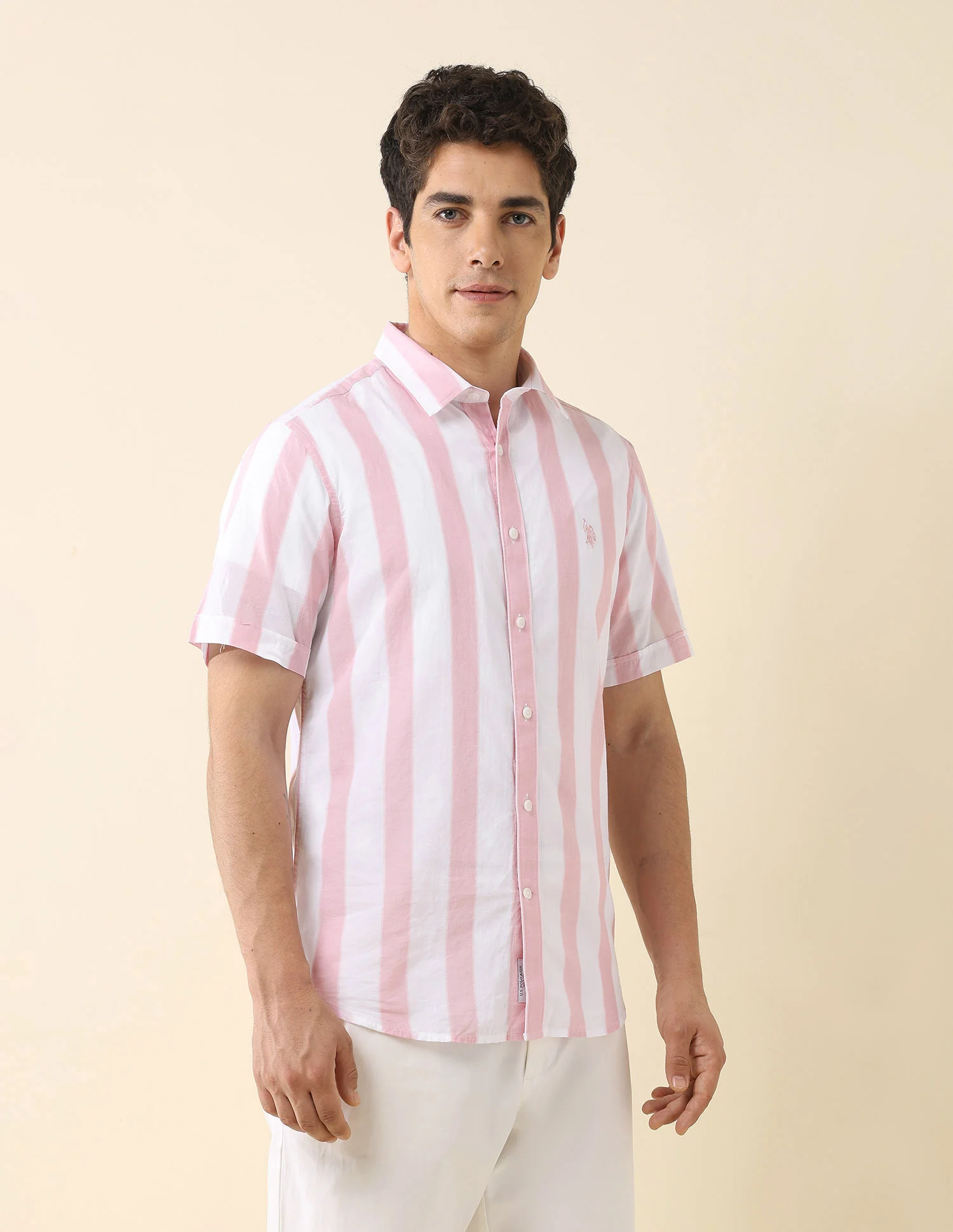 Vertical Striped Poplin Shirt - Image 4