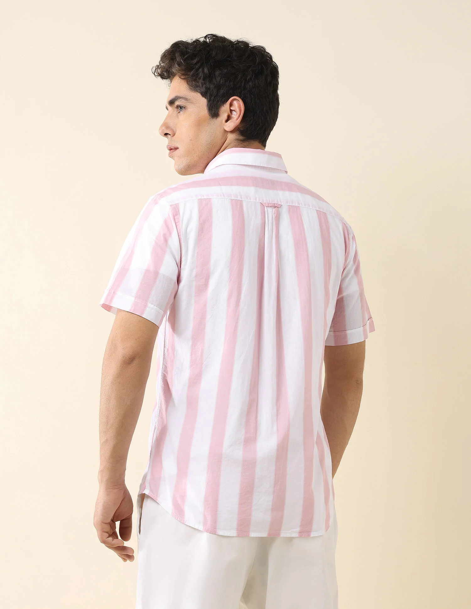 Vertical Striped Poplin Shirt - Image 5