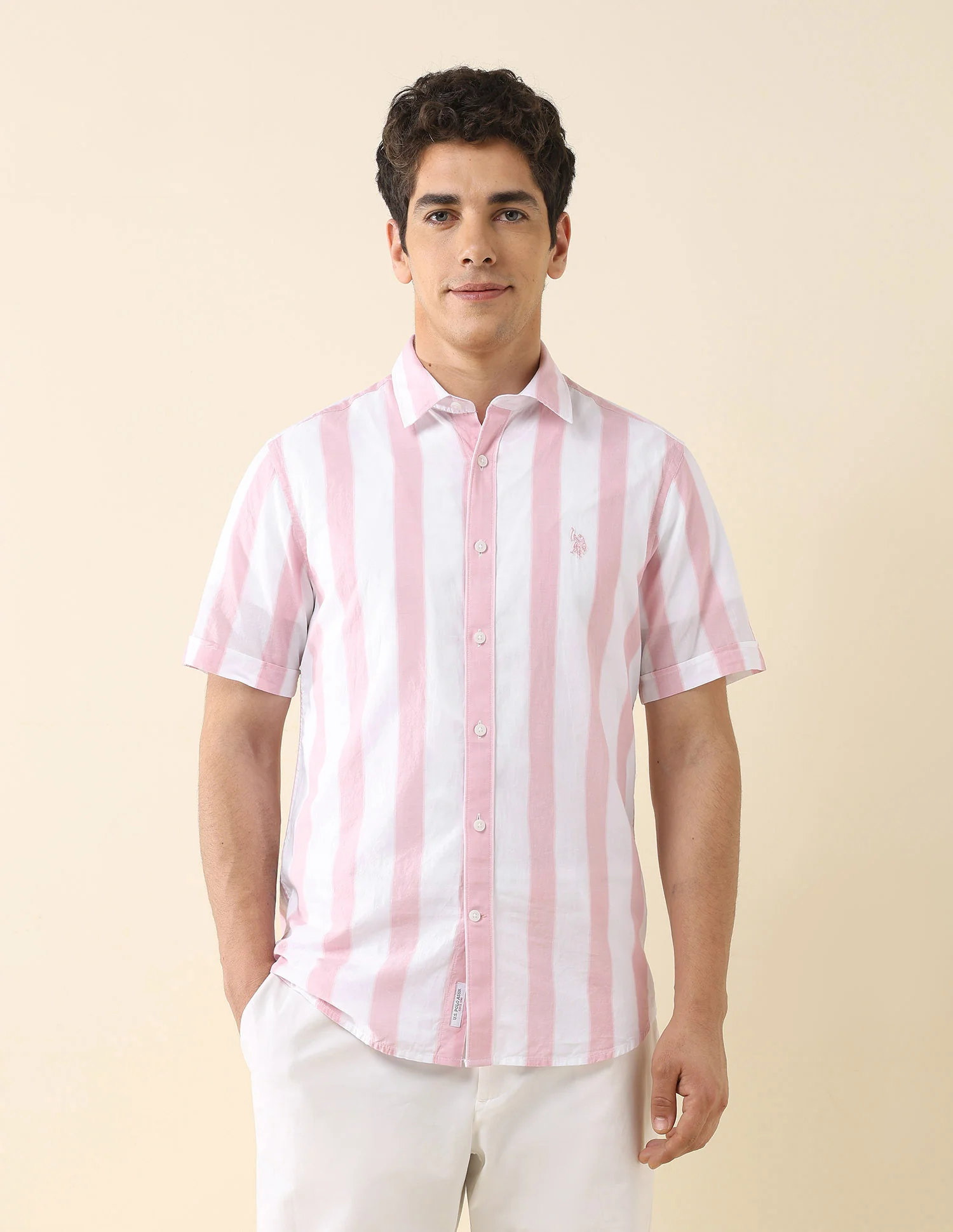 Vertical Striped Poplin Shirt - Image 6