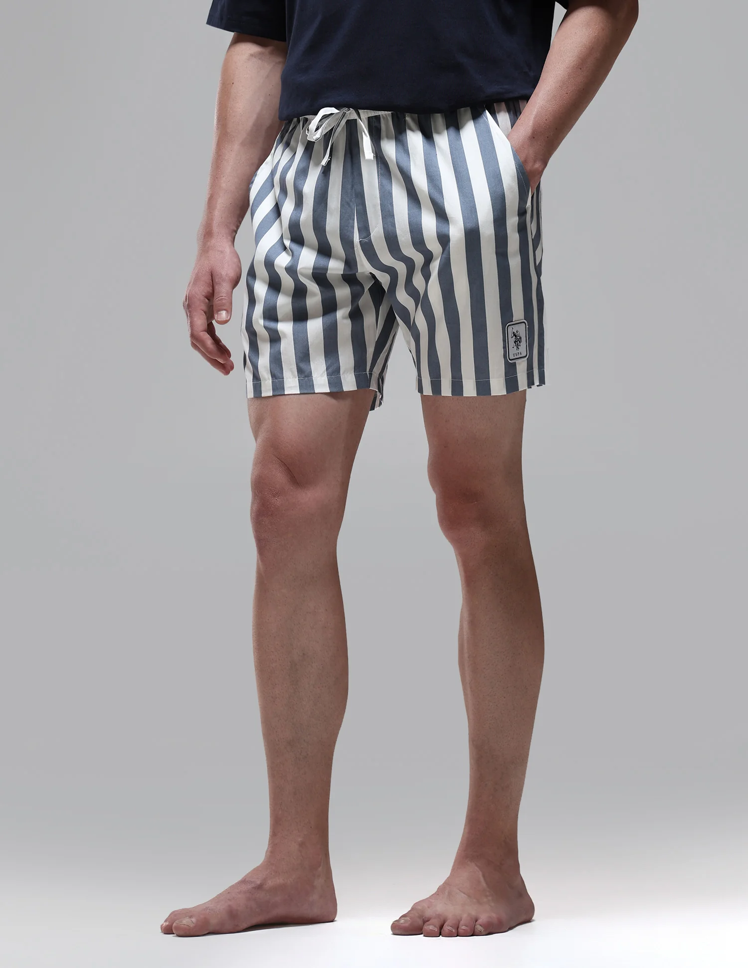 Vertical Striped Pure Cotton OEX15 Boxer Shorts
