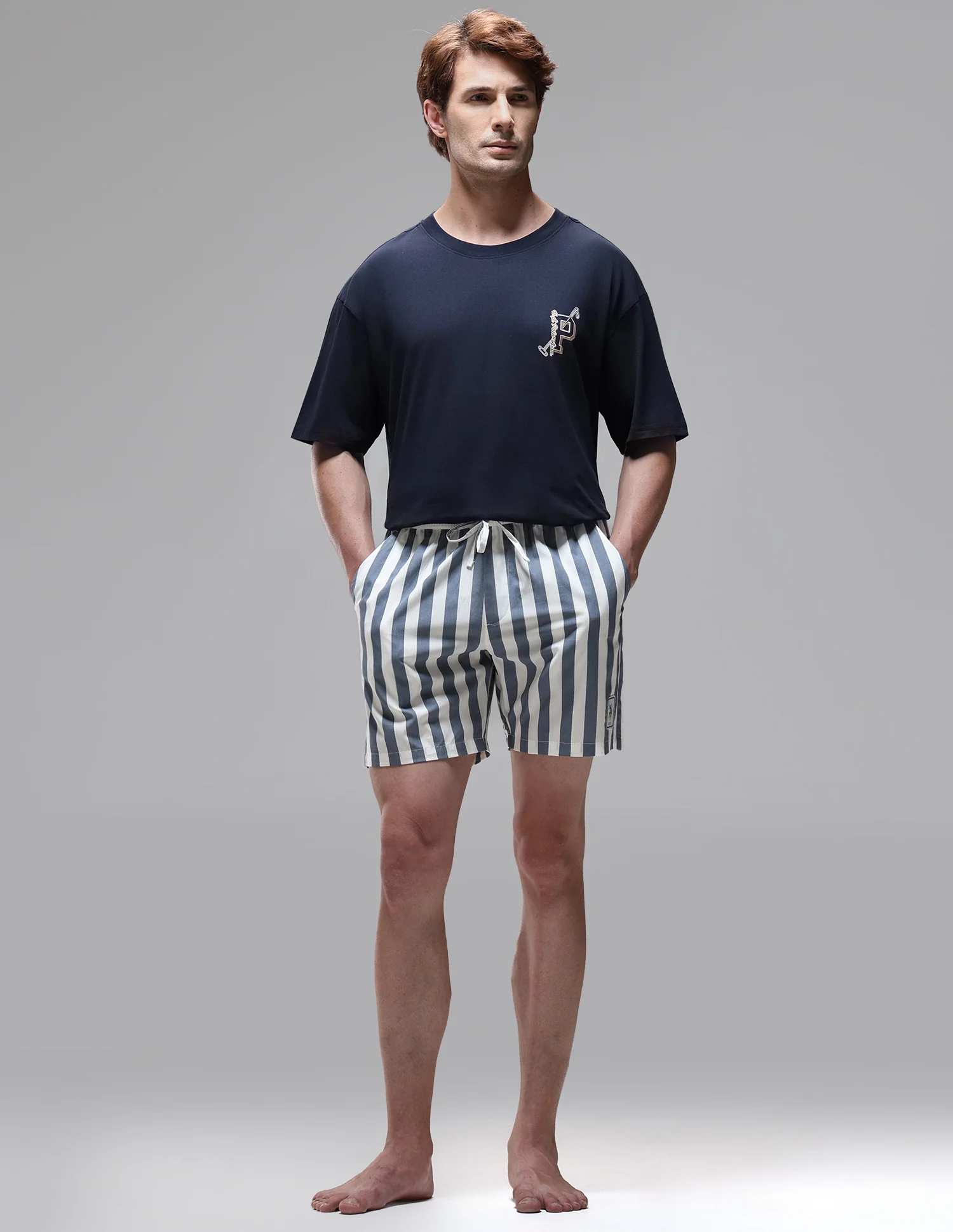 Vertical Striped Pure Cotton OEX15 Boxer Shorts - Image 3