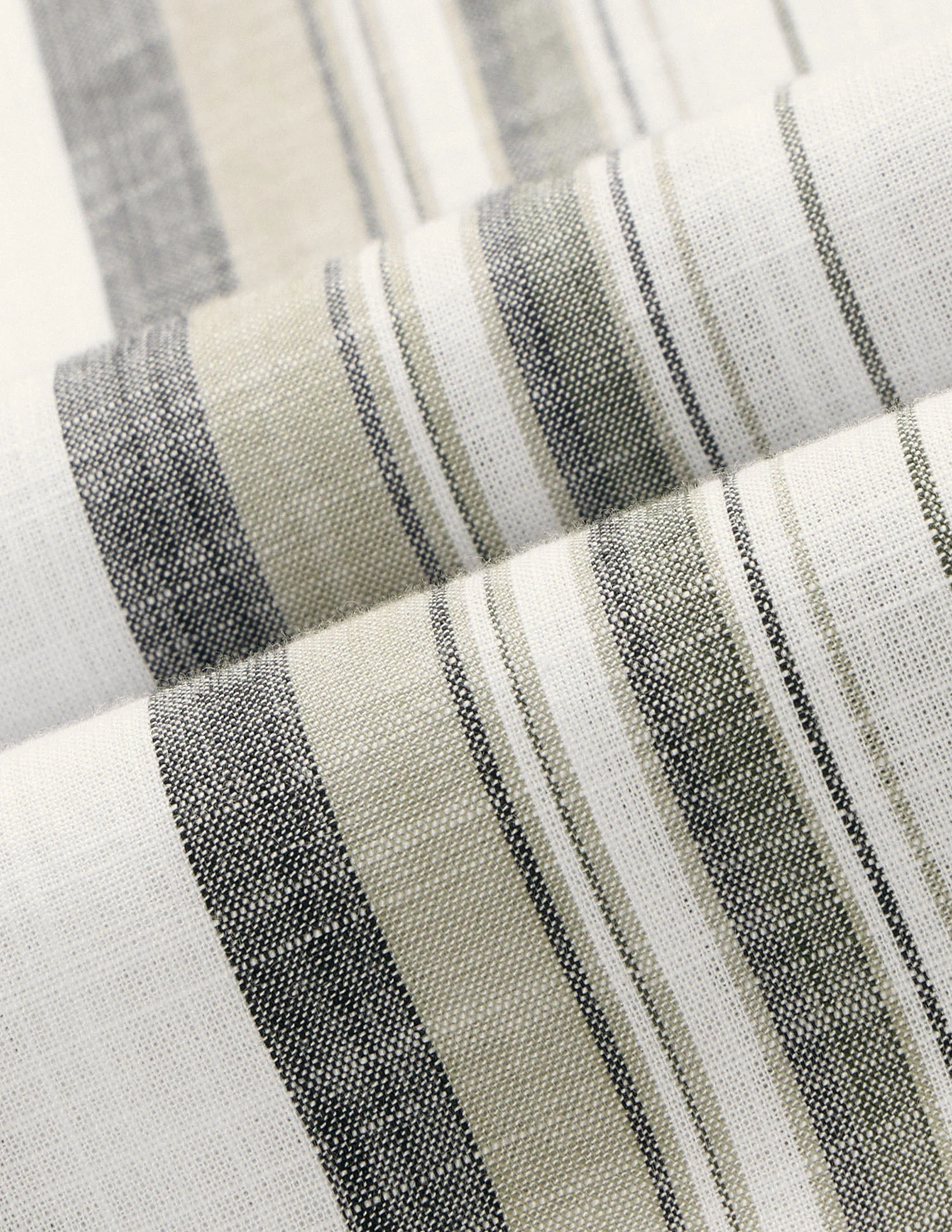Vertical Striped Pure Cotton Shirt - Image 2