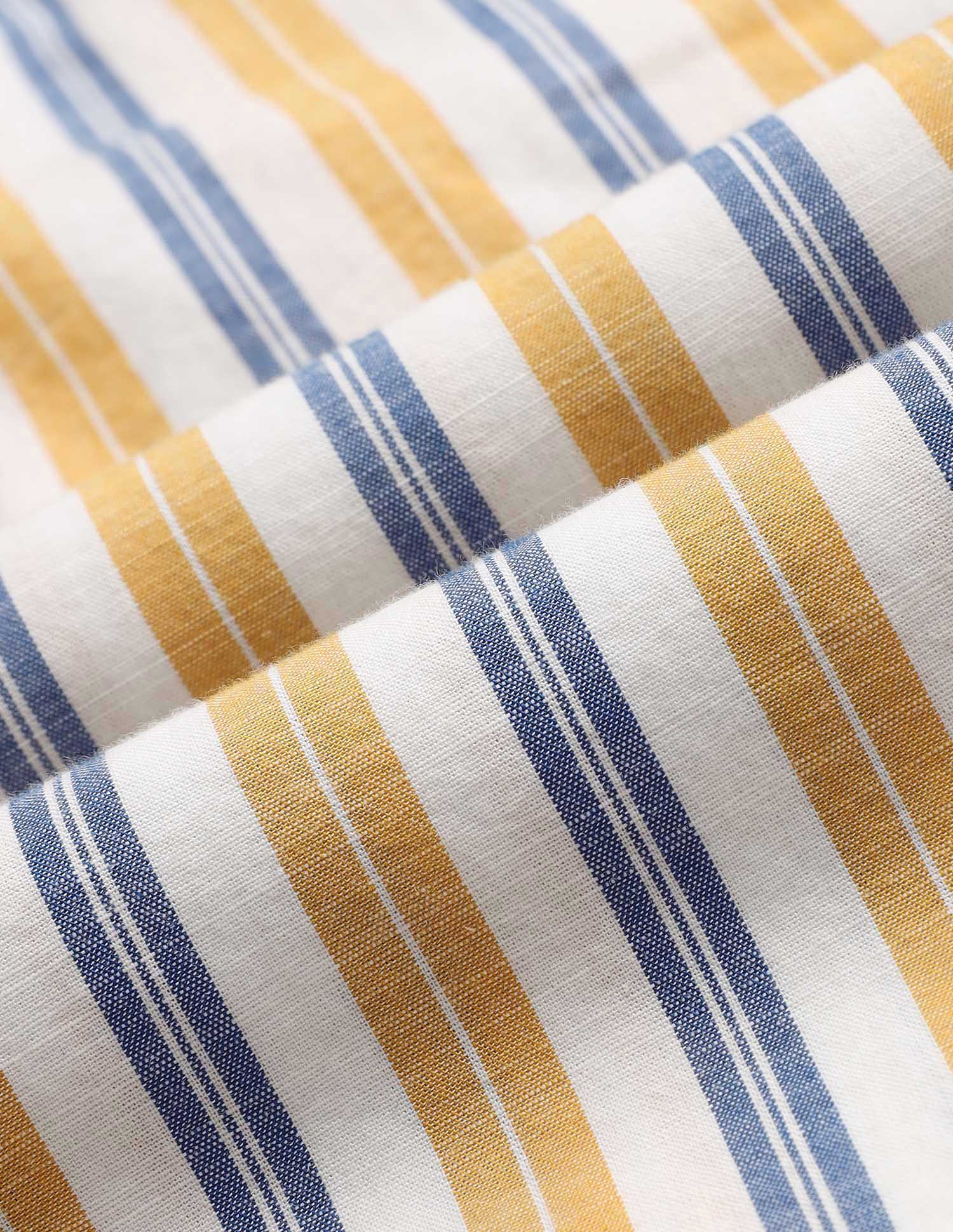 Vertical Striped Pure Cotton Shirt - Image 2