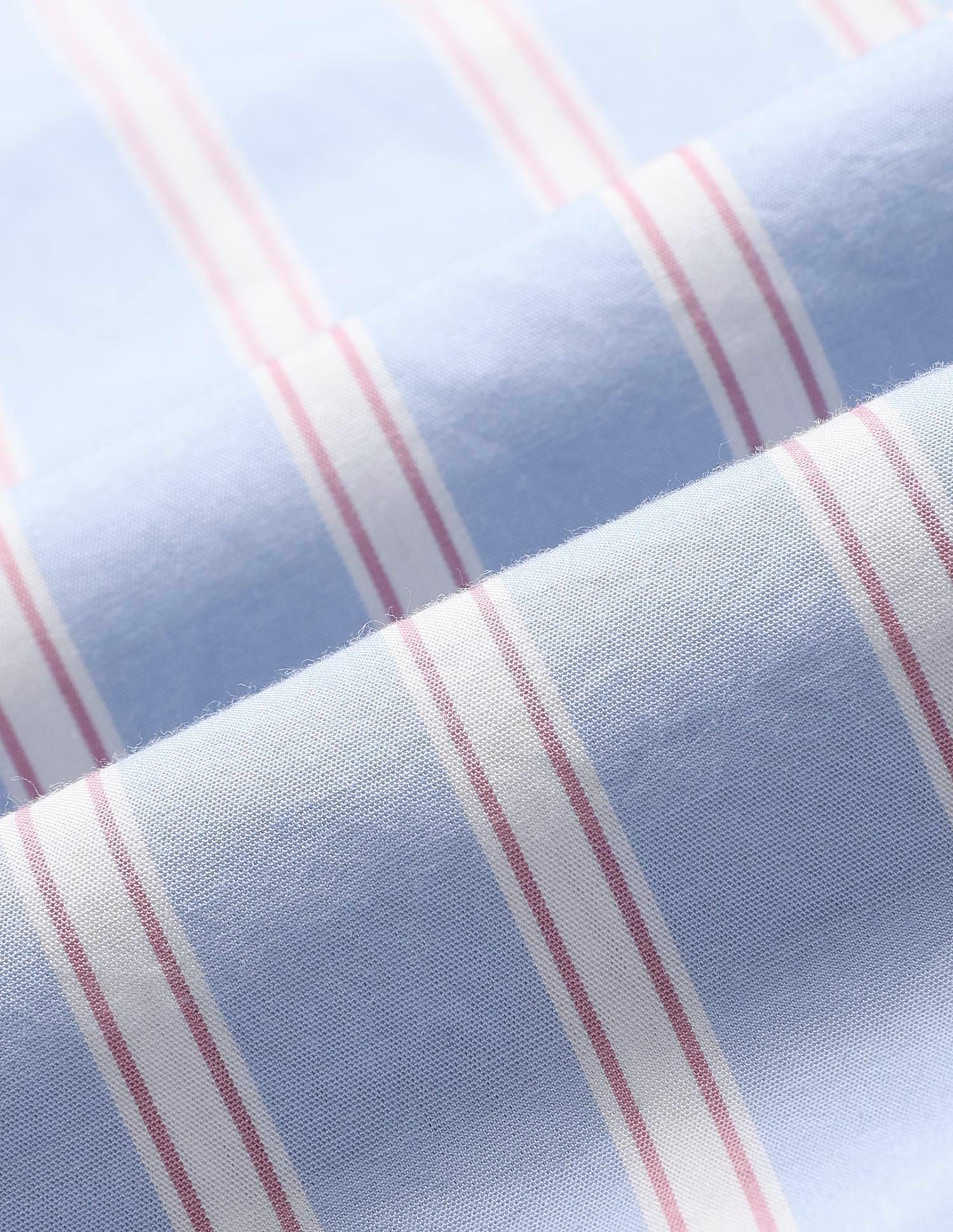 Vertical Striped Pure Cotton Shirt - Image 2